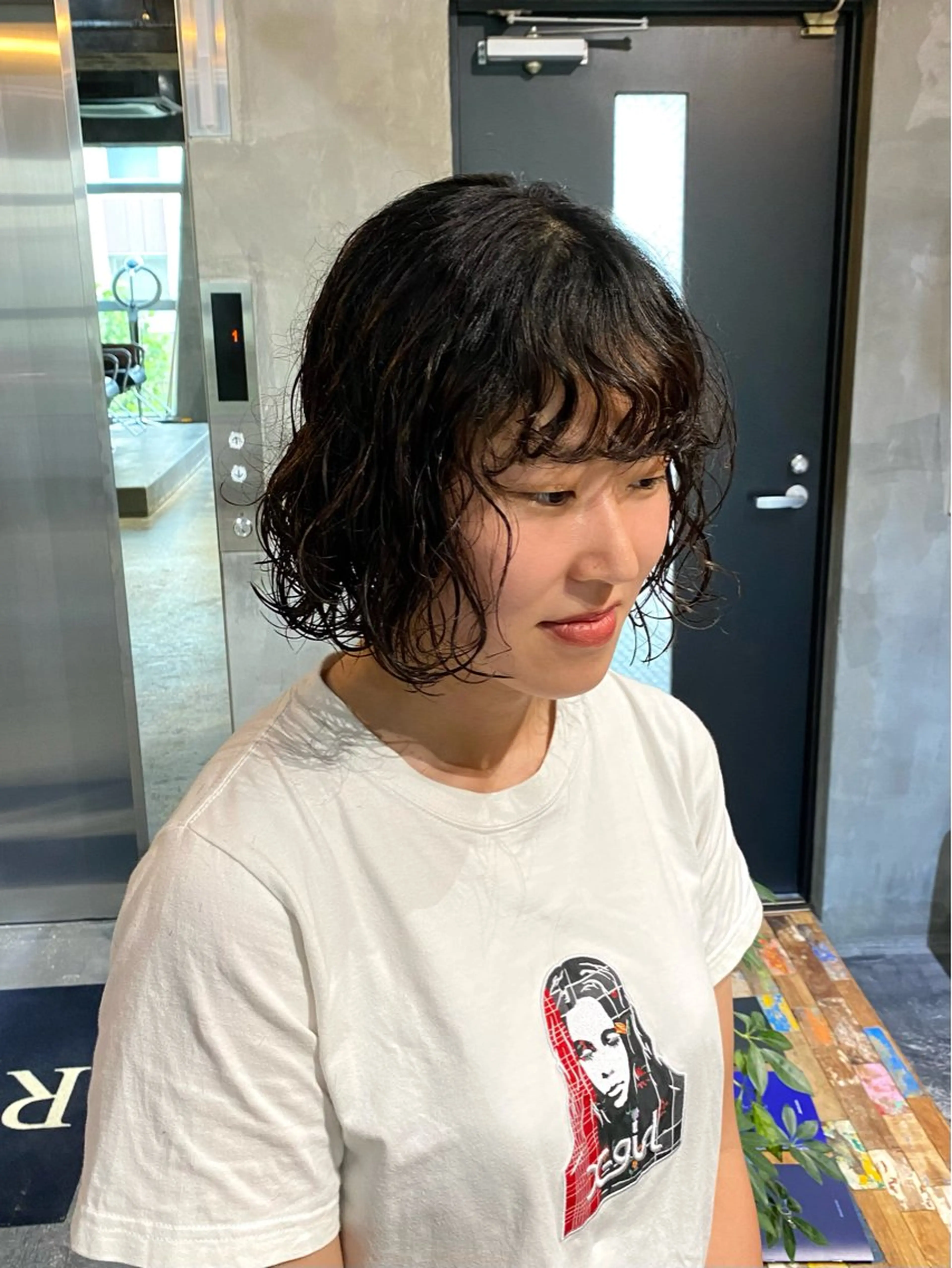 ショート カラー パーマ カット パーマ Agu hair lore沼館店所属・八戸パーマ/メンズパ ーマ/シンゴ。のヘアスタイル