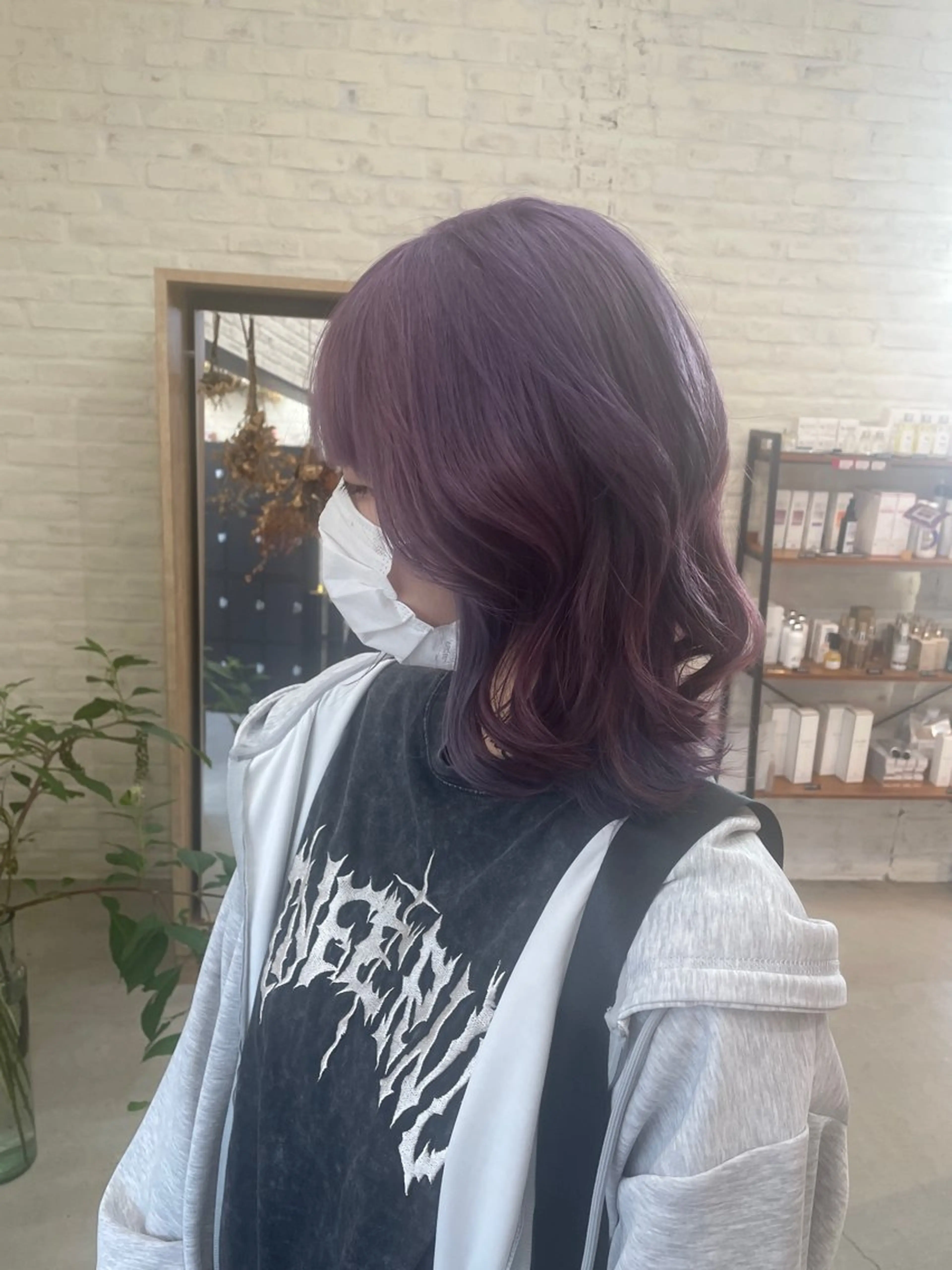 ミディアム カット ヘアカラー UNITED  BEAUTY KANAZAWA所属・テラダ ユウシン西金沢のヘアスタイル