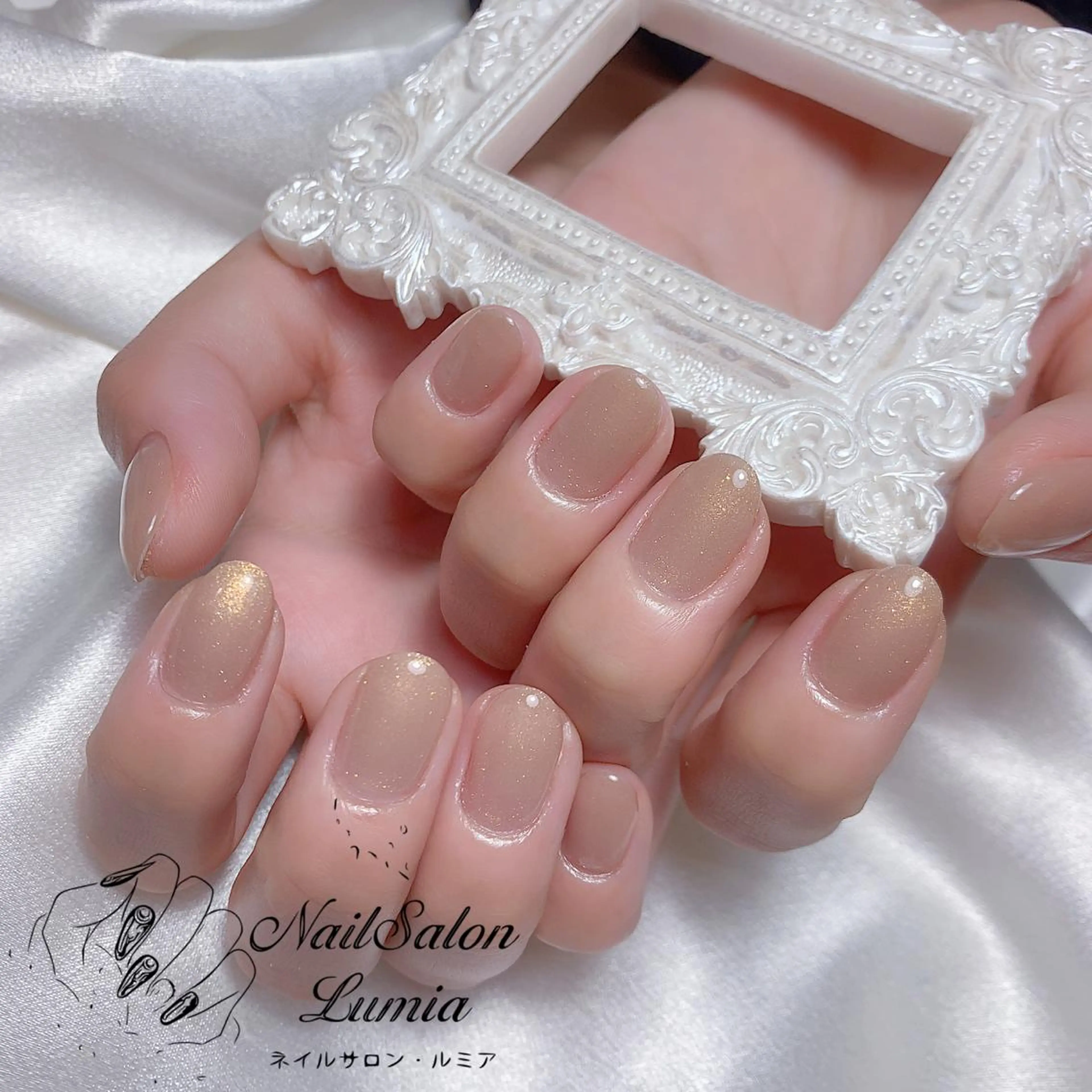 ネイル ハンドネイル ネイルサロン ルミア Lumia 店長のネイルデザイン