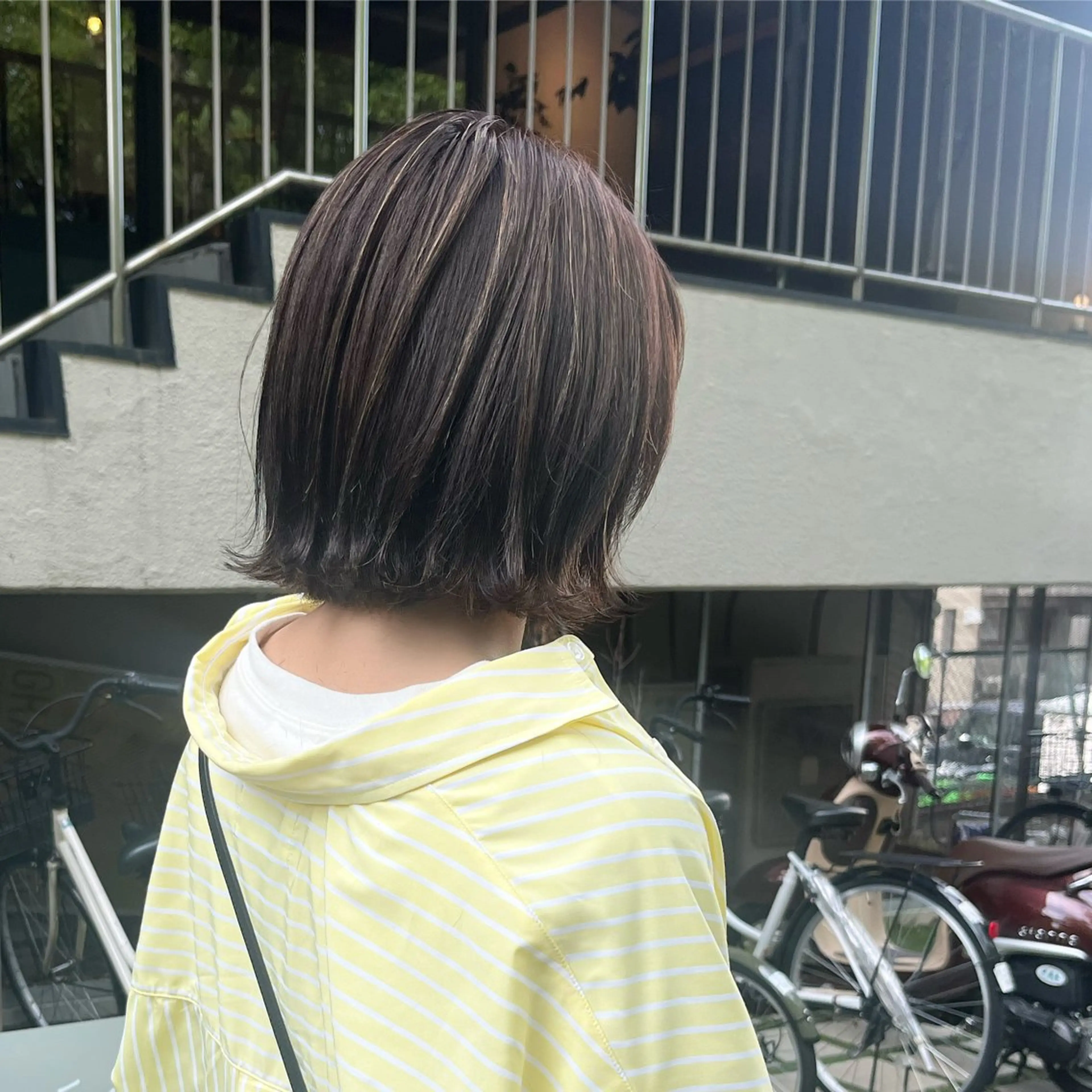 ミディアム 🐰桃山台/髪質改善 山亀のヘアスタイル