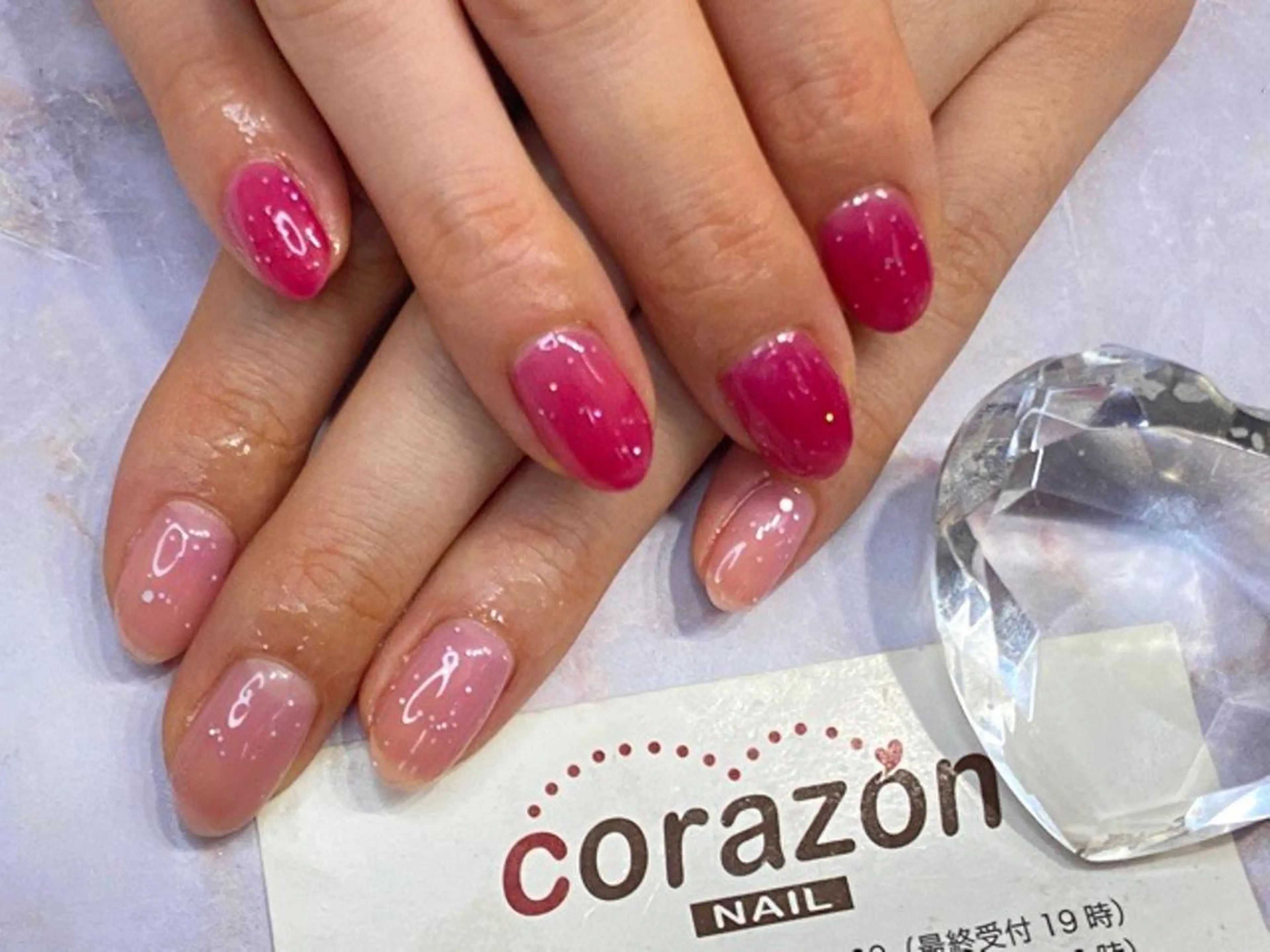 ネイル ジェルネイル ワンカラーネイル ハンドネイル corazon所属・ネイリスト aicoのネイルデザイン