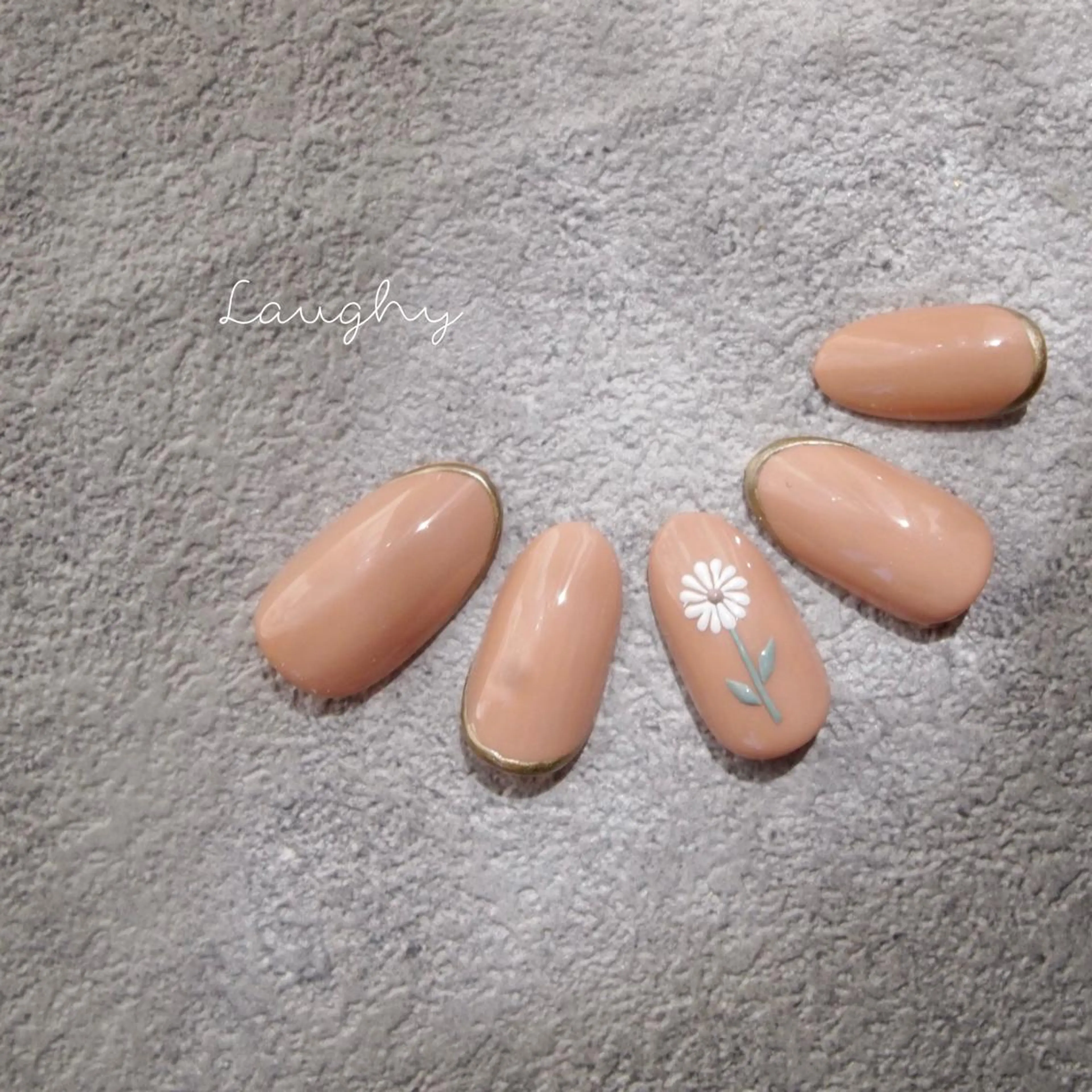 ネイル 春ネイル Nail Room Laughyのネイルデザイン