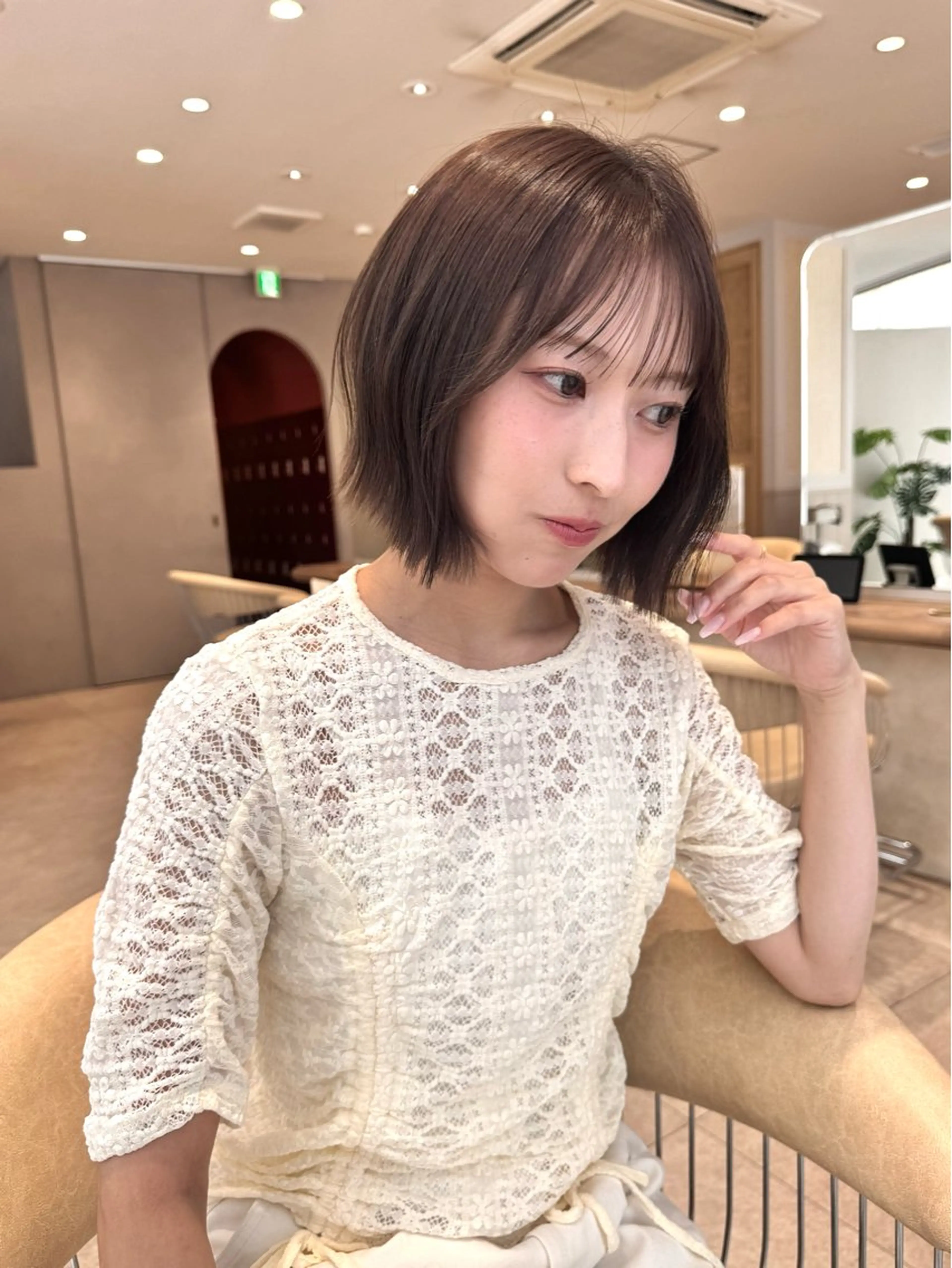 ショート カラー カット ヘアカラー トリートメント ボブ美容師💛 AYUMIのヘアスタイル