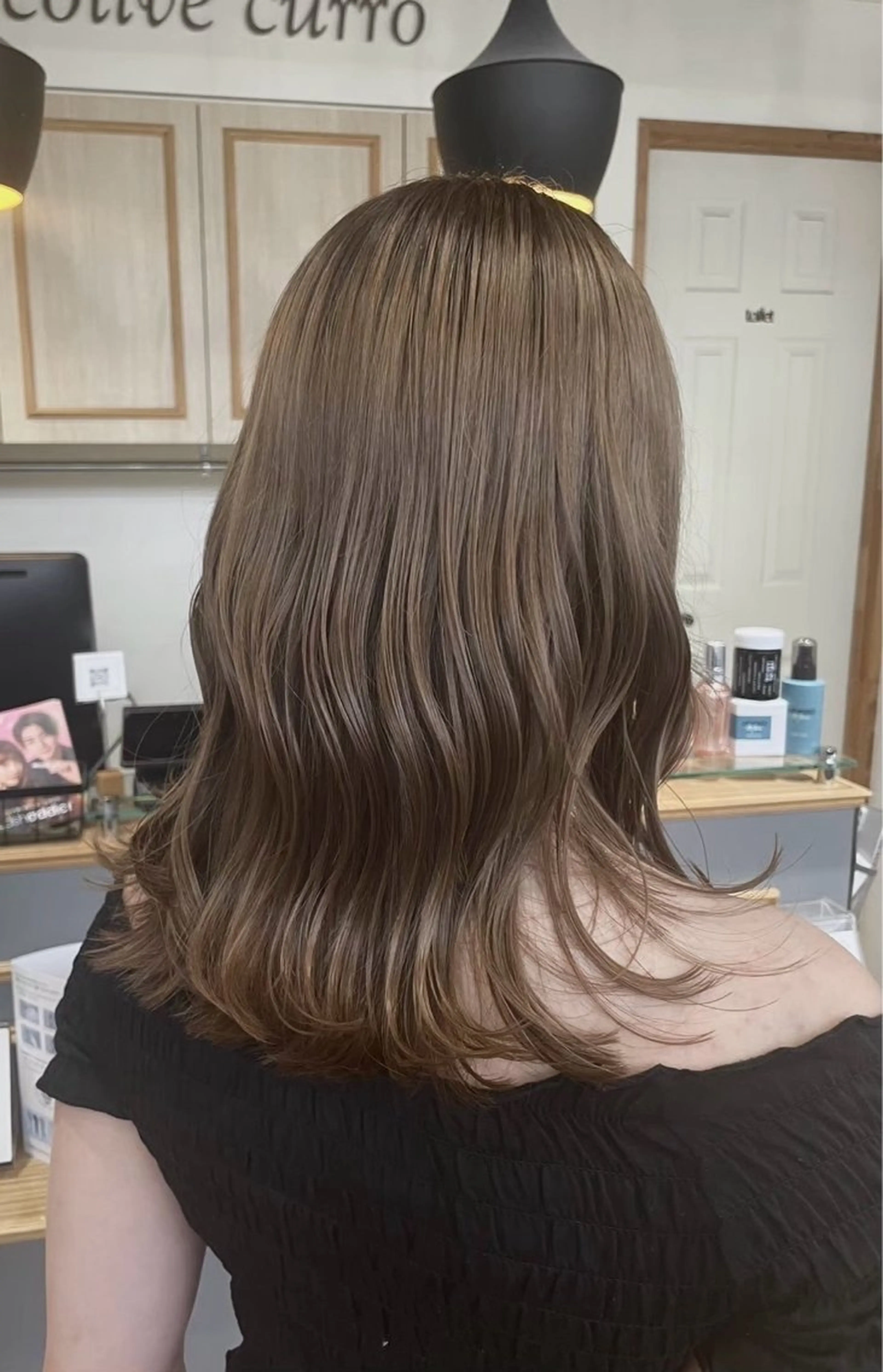 ☆平日1日様限定☆透明感ベージュ🤎➕アイロンorコテ巻き仕上げ✨️の写真