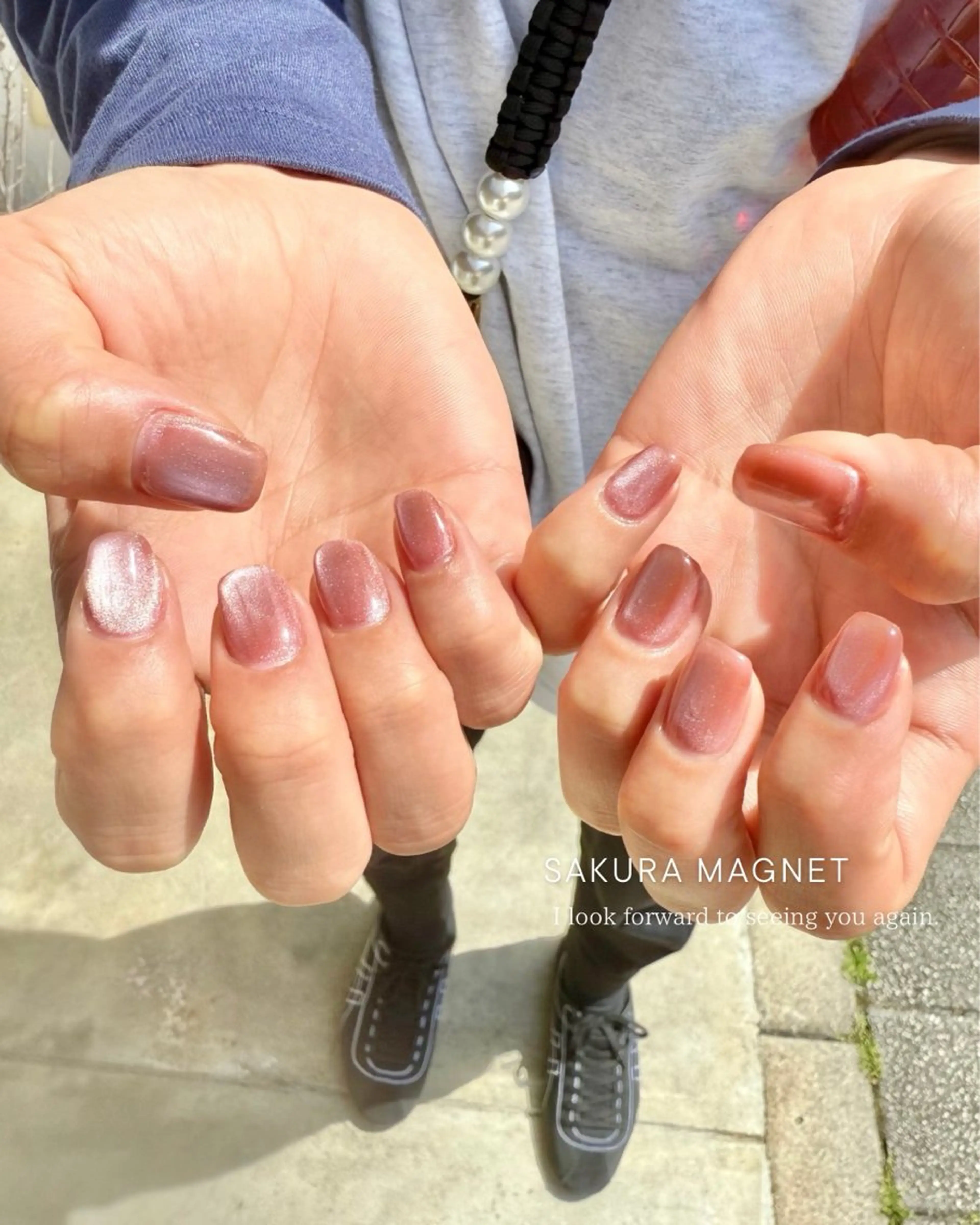 ネイル フラワーネイル ジェルネイル マグネットネイル ニュアンスネイル パラジェル Seemly 千田町店所属・フラワーパラジェル 🌸シームリーエミのネイルデザイン