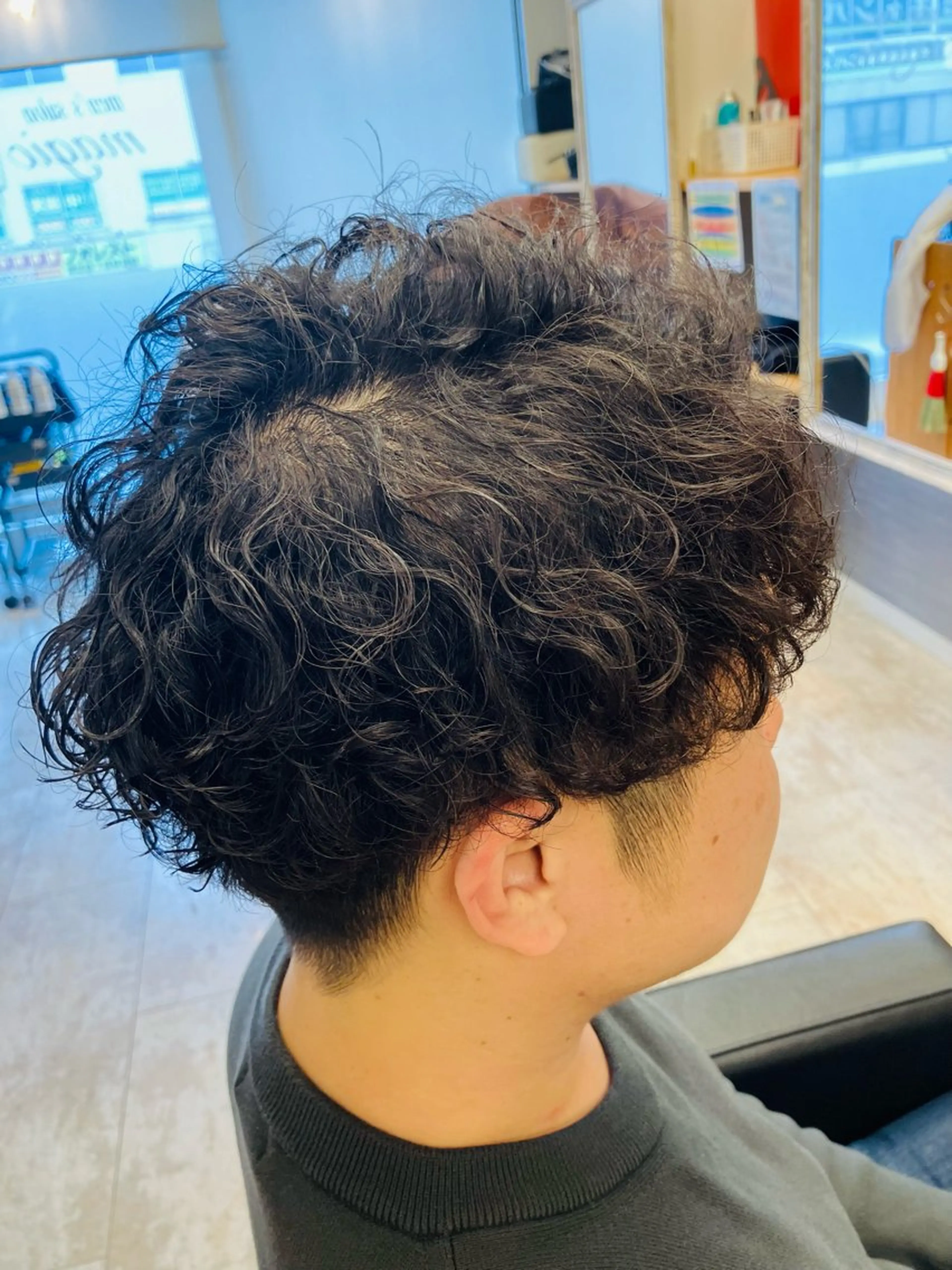 パーマ メンズ カット パーマ メンズ特化/パーマ/ フェードWATARUのヘアスタイル