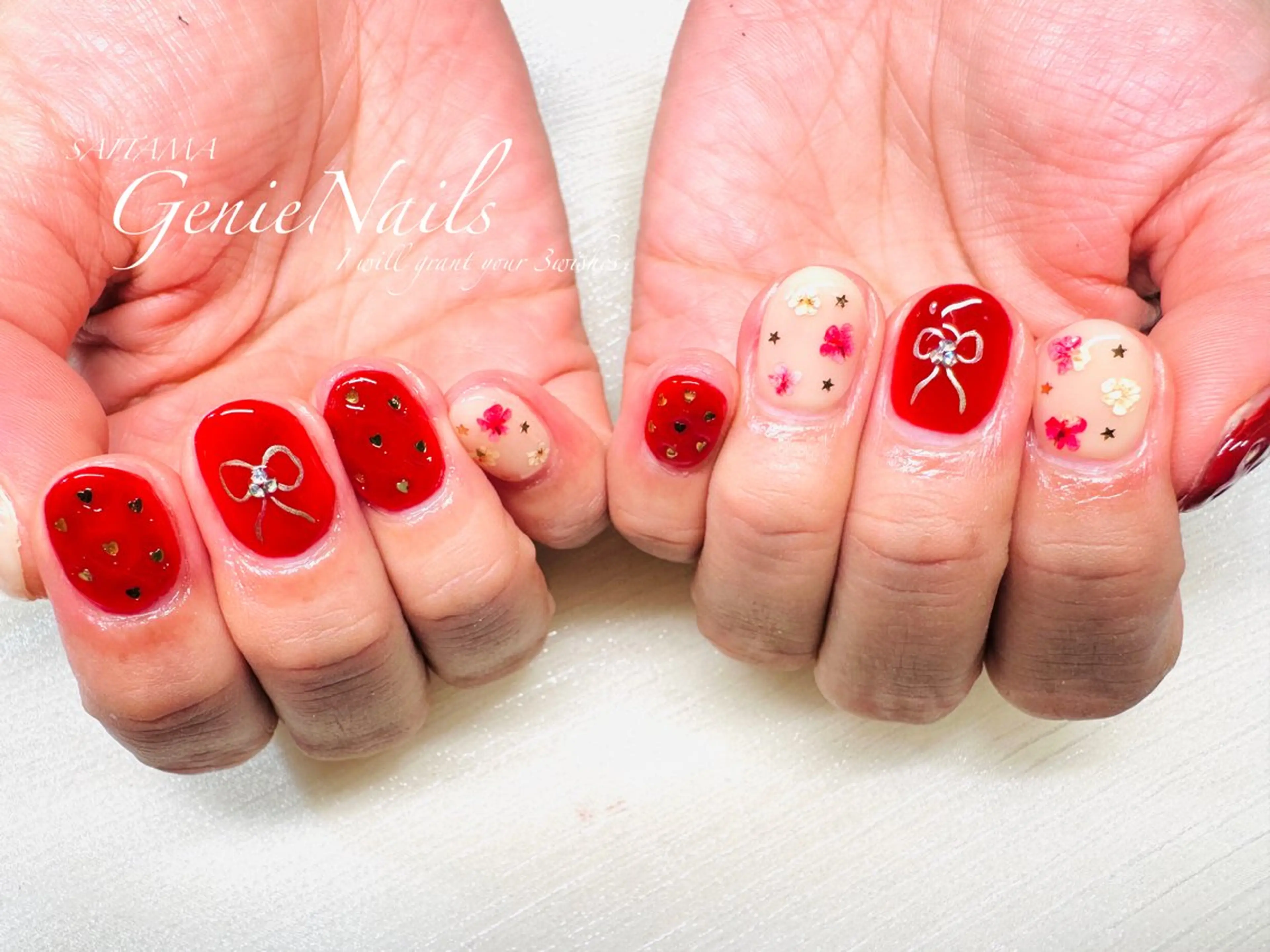 メンズ ネイル アートネイル 氷ネイル・うるうるネイル ロングネイル メンズネイル 持ち込み Genie Nailsのネイルデザイン