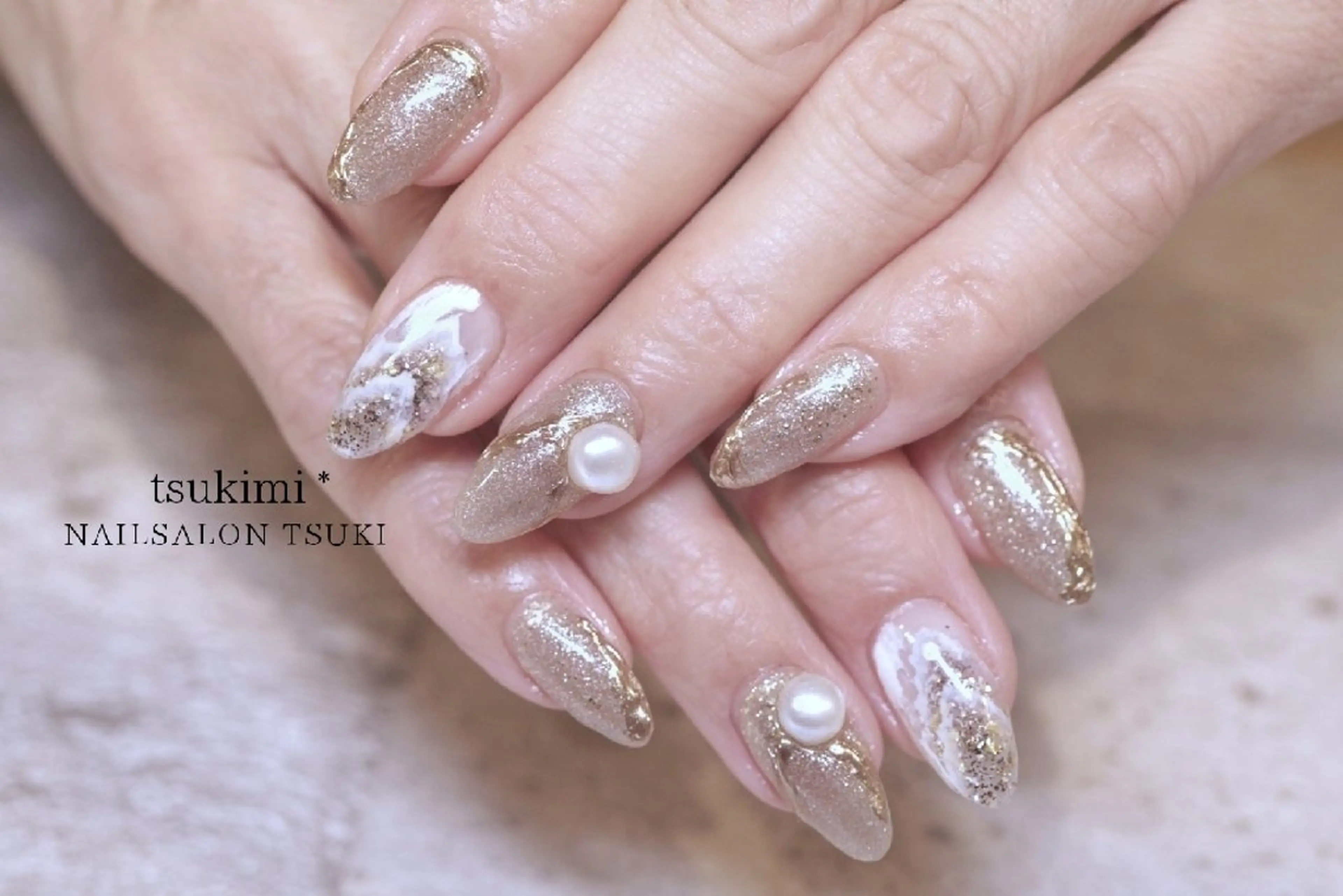 ネイル ニュアンスネイル ハンドネイル Tsuki.所属・Nailsalon Tsuki.のネイルデザイン