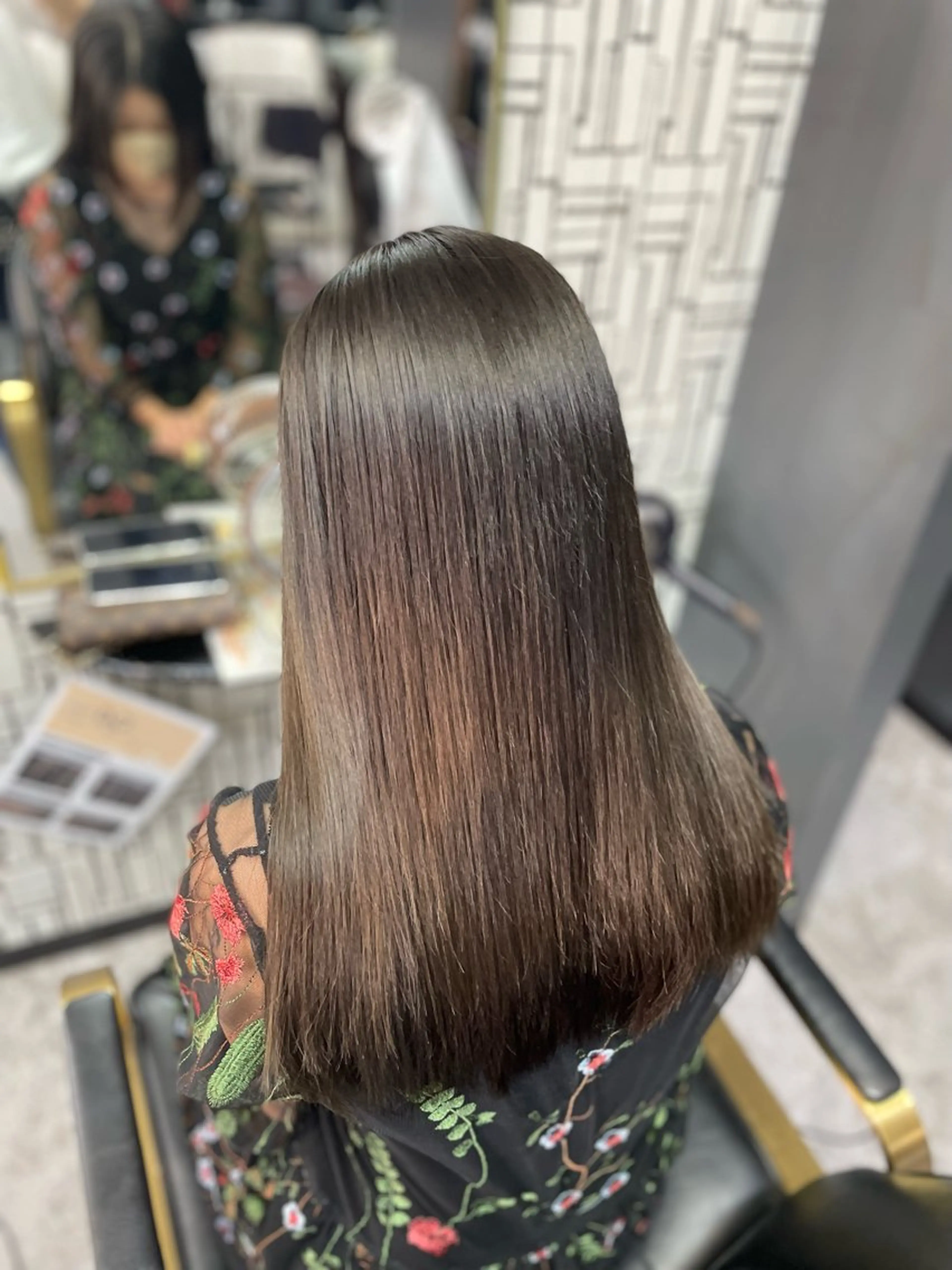 ロング 縮毛矯正 カット 縮毛矯正 トリートメント 篠原 侑作のヘアスタイル