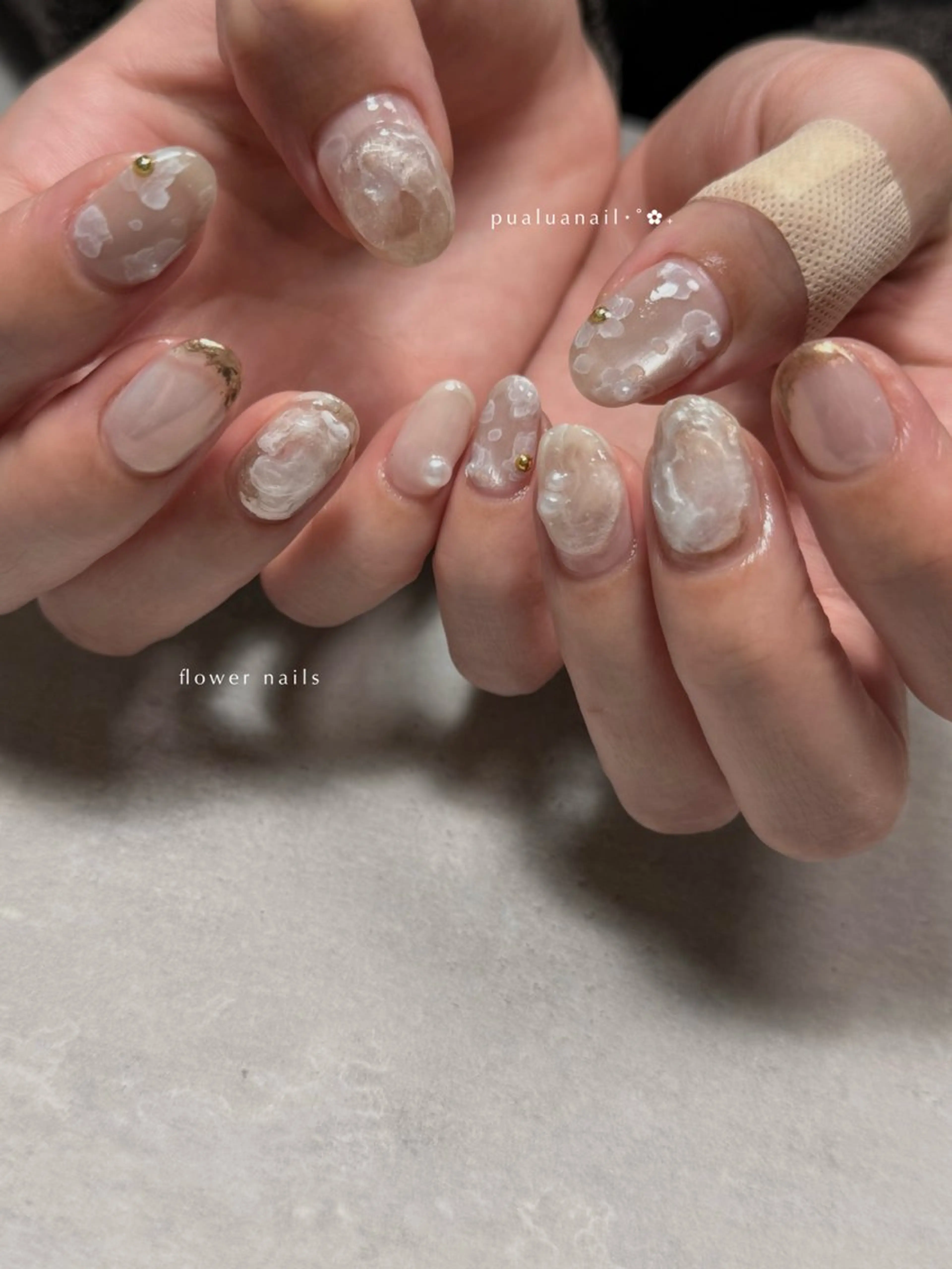ネイル ハンドネイル pualua miharuのネイルデザイン