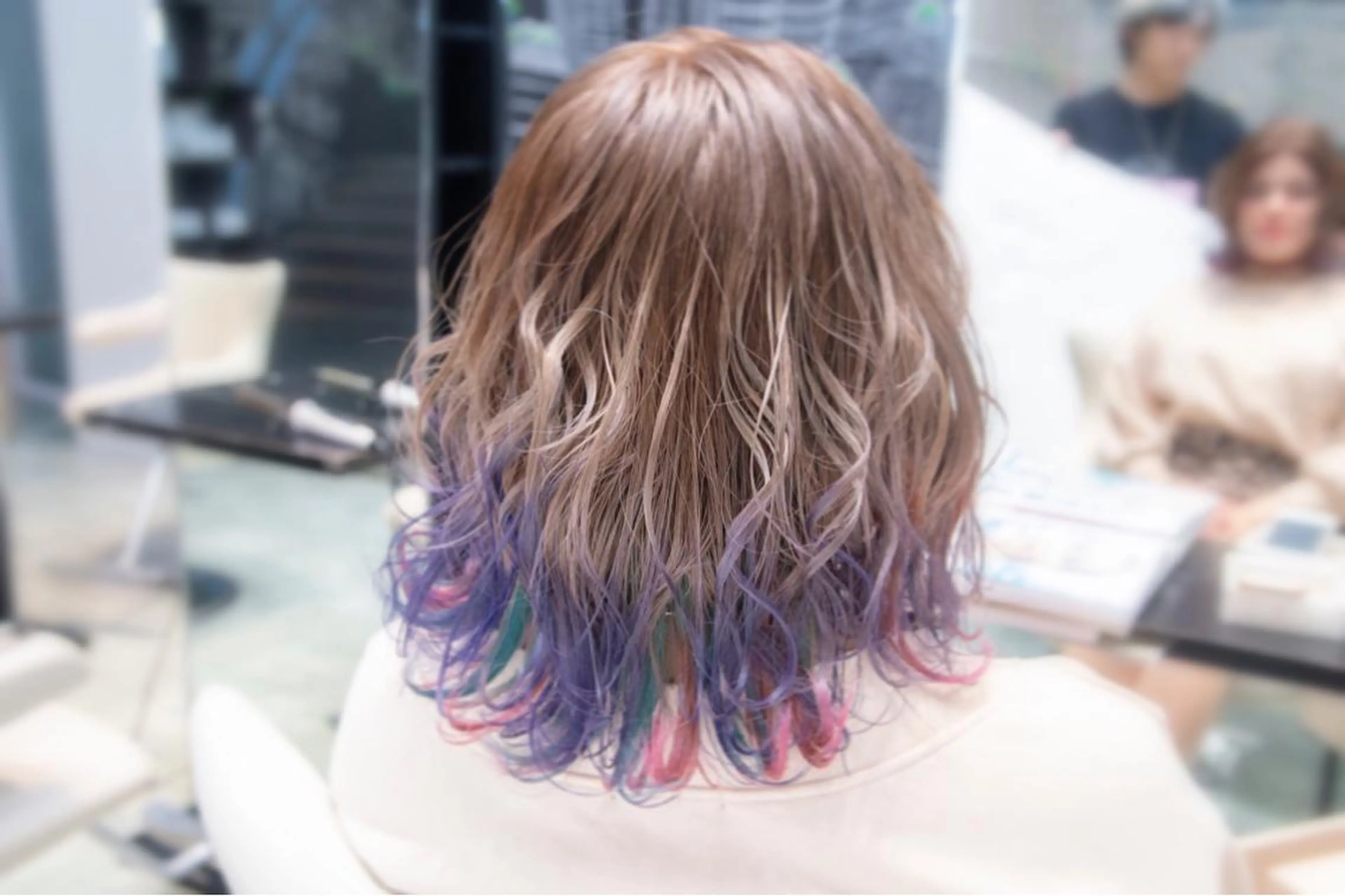 ミディアム カラー Re:ta Hair 飯田淳平のヘアスタイル