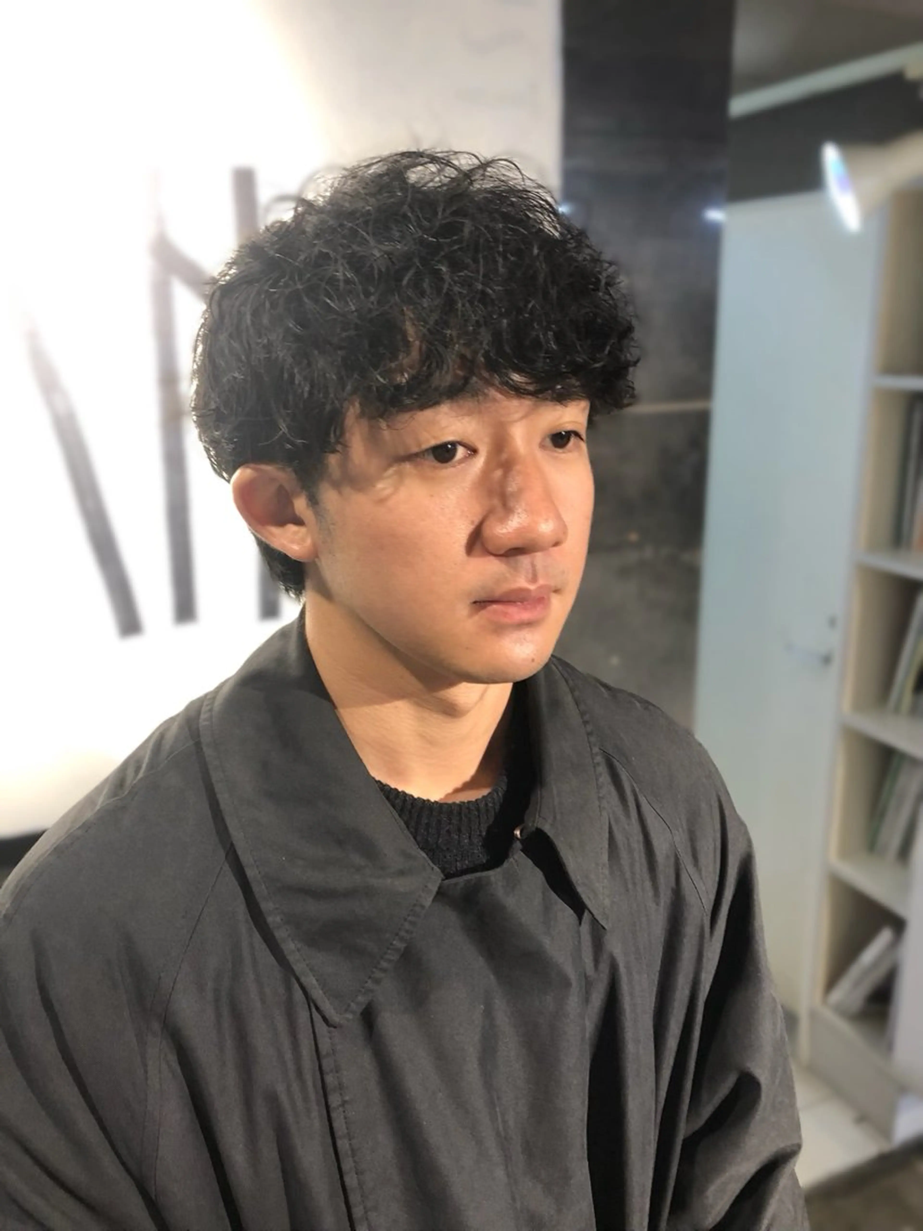 パーマ ヘアアレンジ メンズ カット パーマ トリートメント ヘアセット ainico+所属・メンズ特化✂️栗原 侑也のヘアスタイル