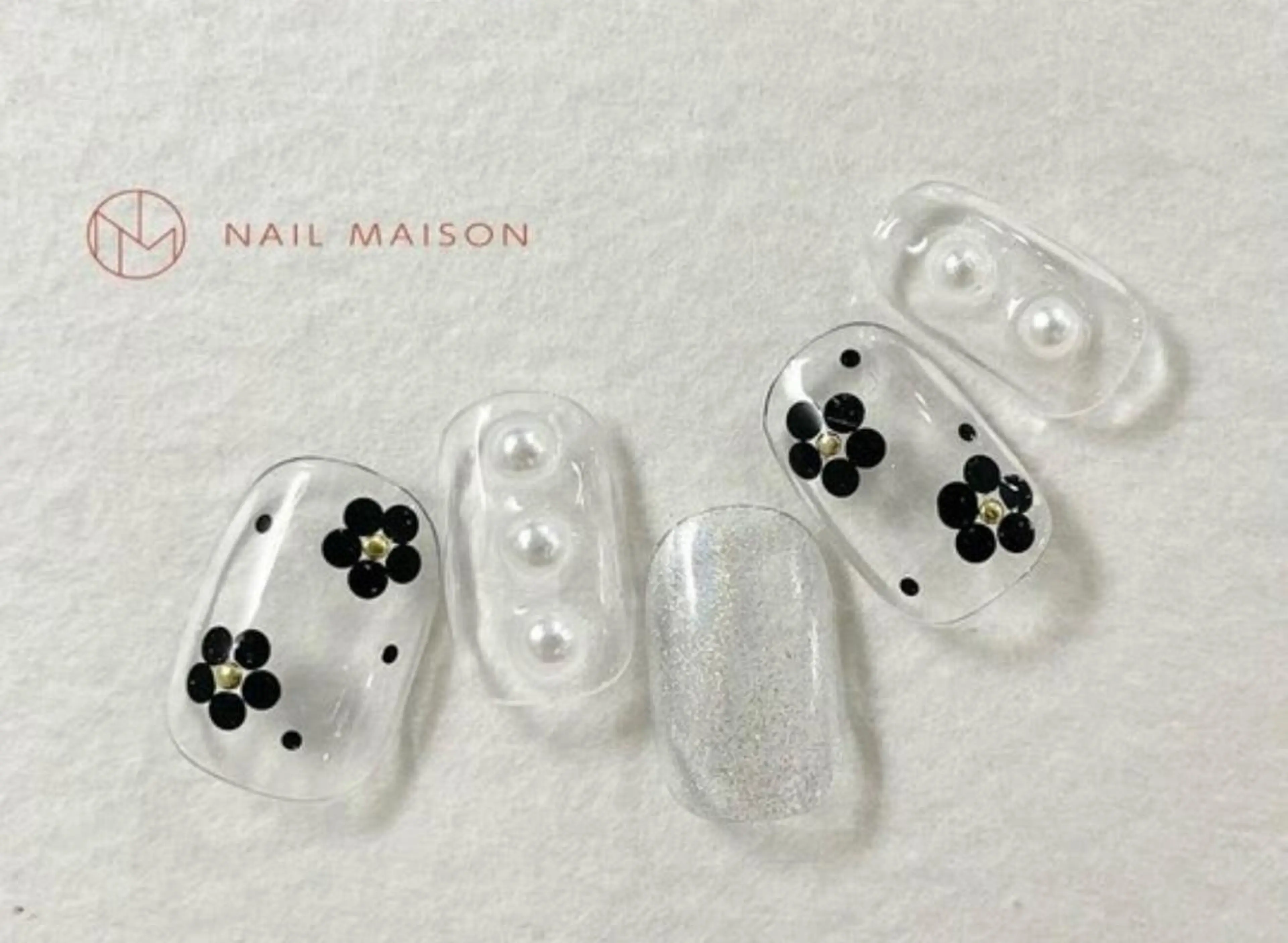 ネイル クリアネイル WASHIMI Fのネイルデザイン