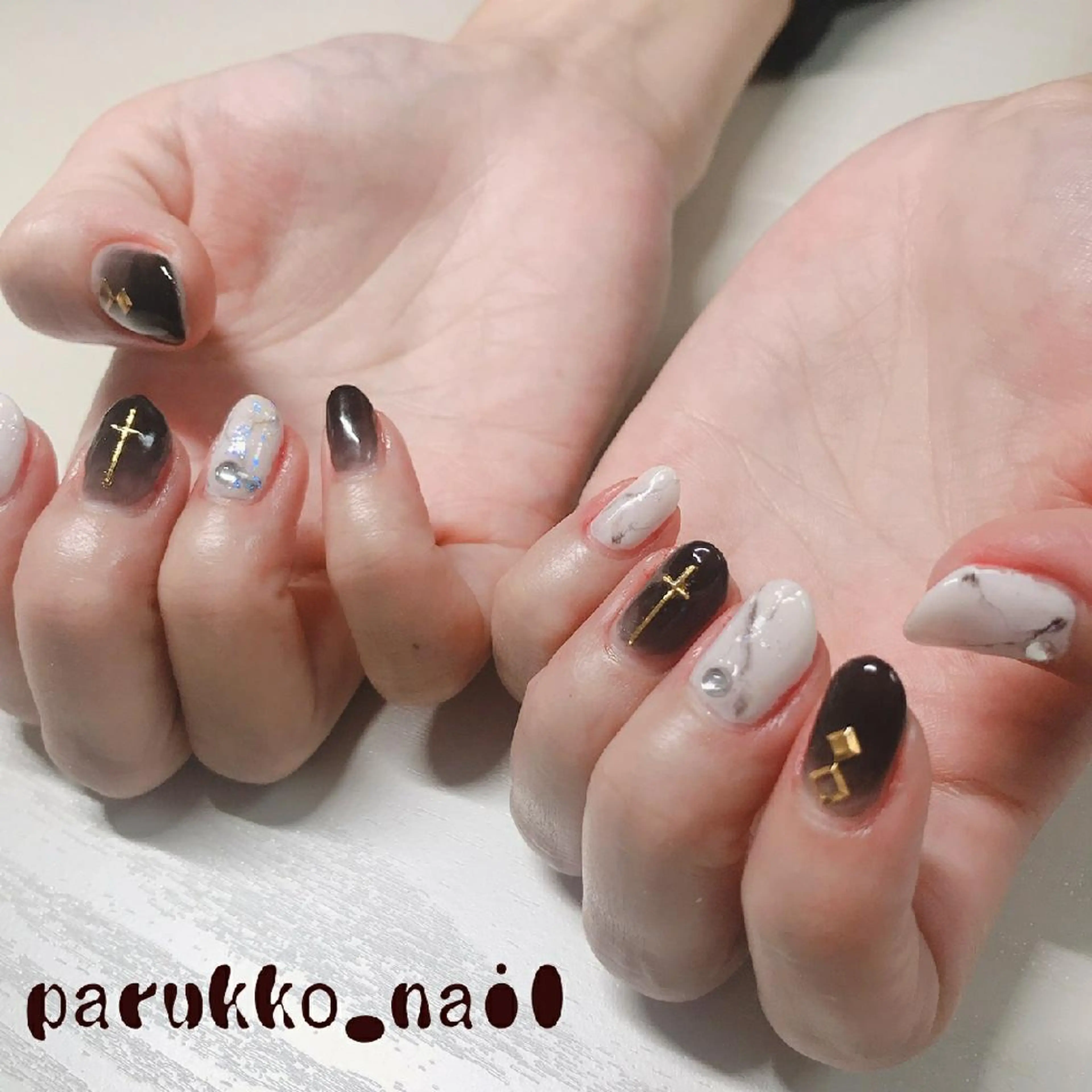 ネイル 爪工房ぱるっこ所属・川岡 香を里のネイルデザイン