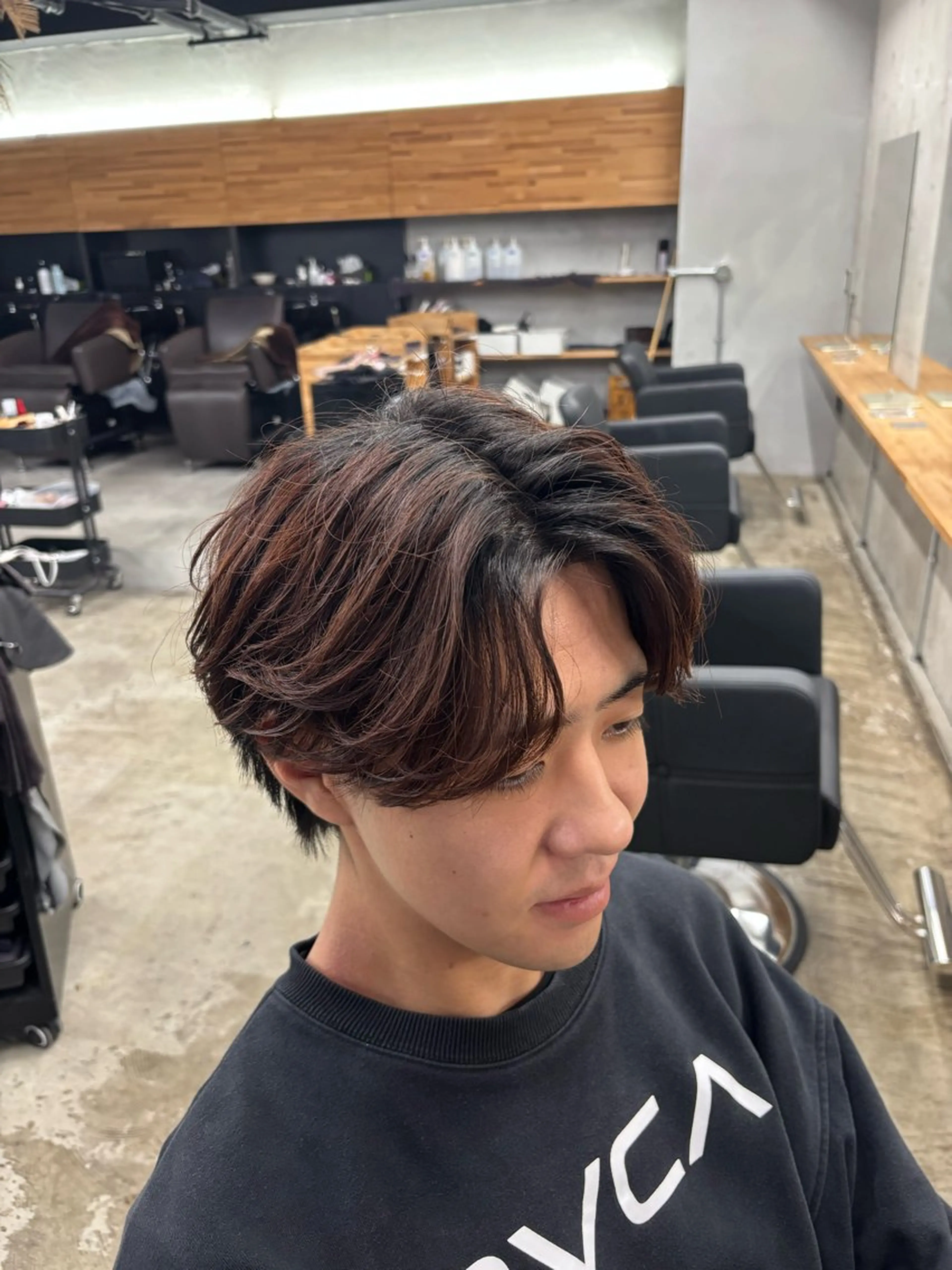 パーマ メンズ カット パーマ mono / Manatoのヘアスタイル