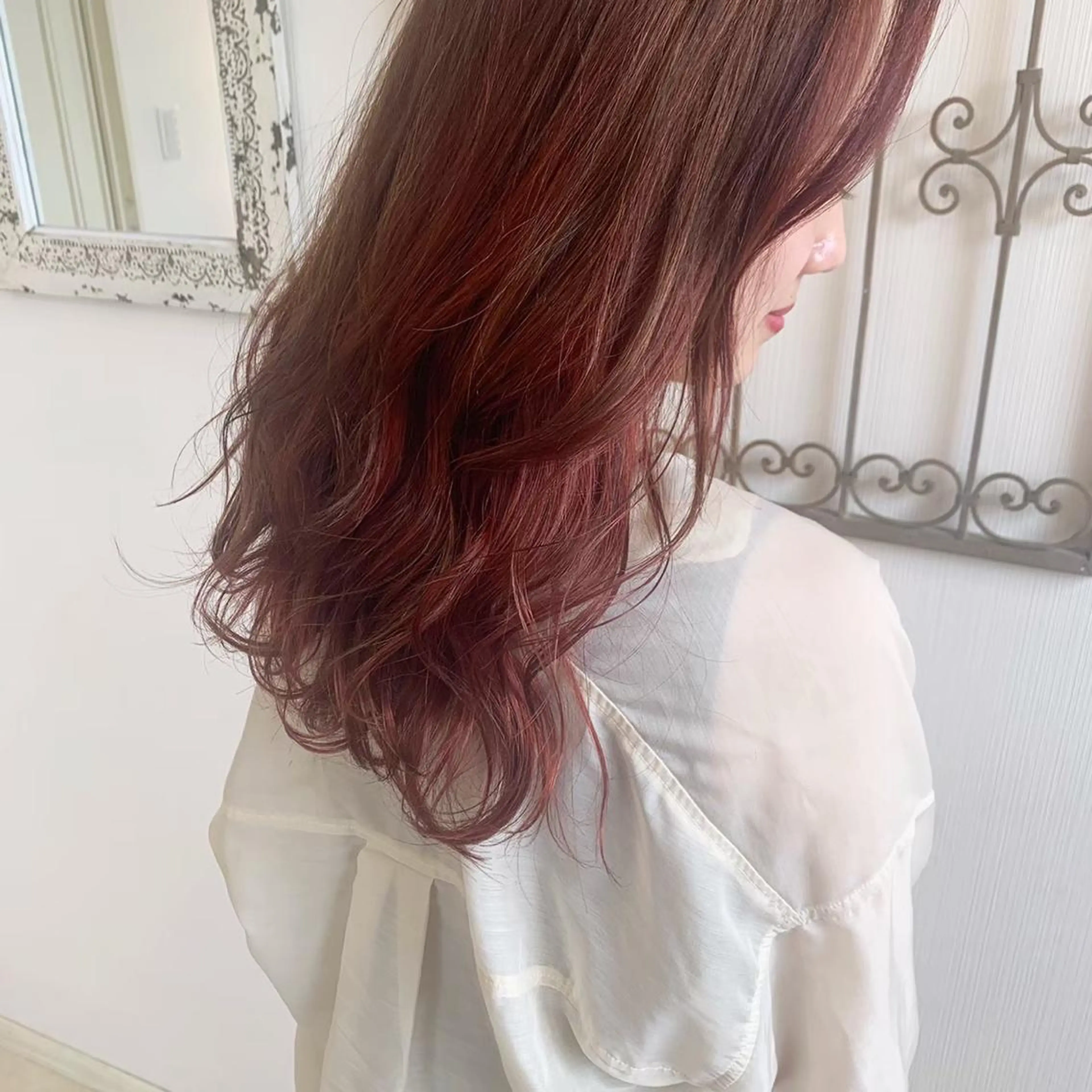 カラー 🩶韓国艶髪🇰🇷 下本夕綺のヘアスタイル