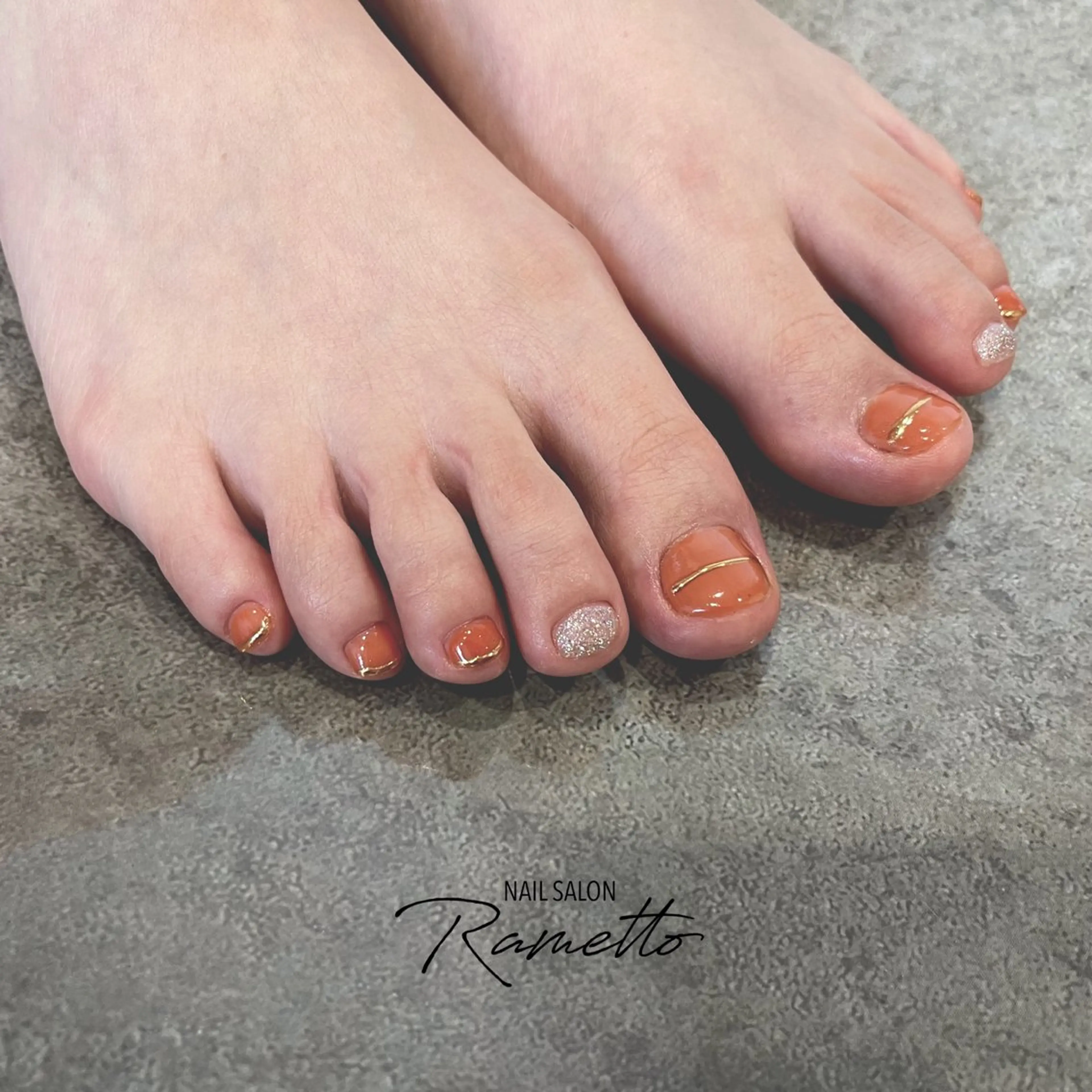 ネイル フットネイル NAILSALON Ramettoのネイルデザイン