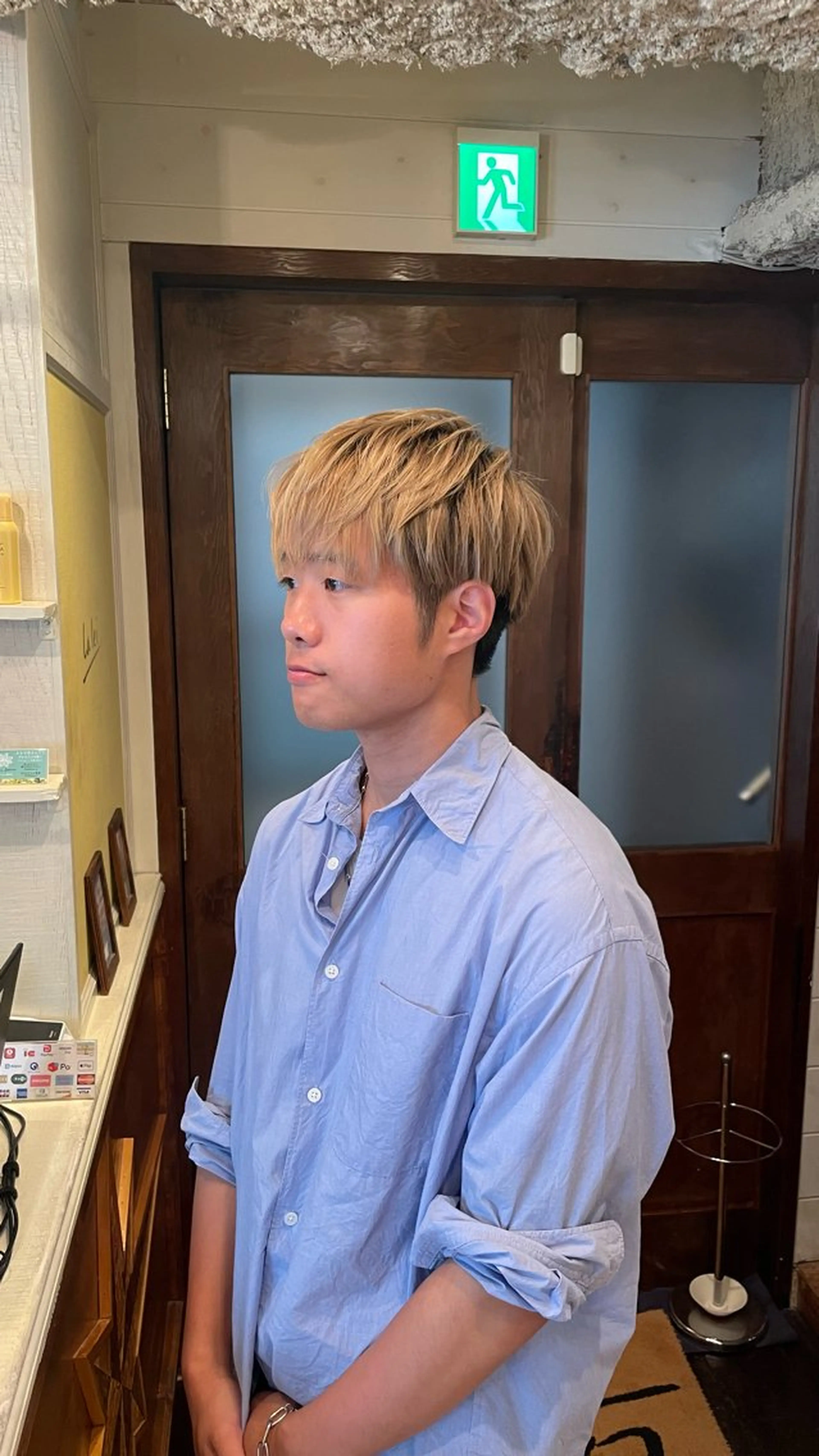 カラー メンズ ボブ/縮毛矯正/レイ ヤー♡Natsukiのヘアスタイル