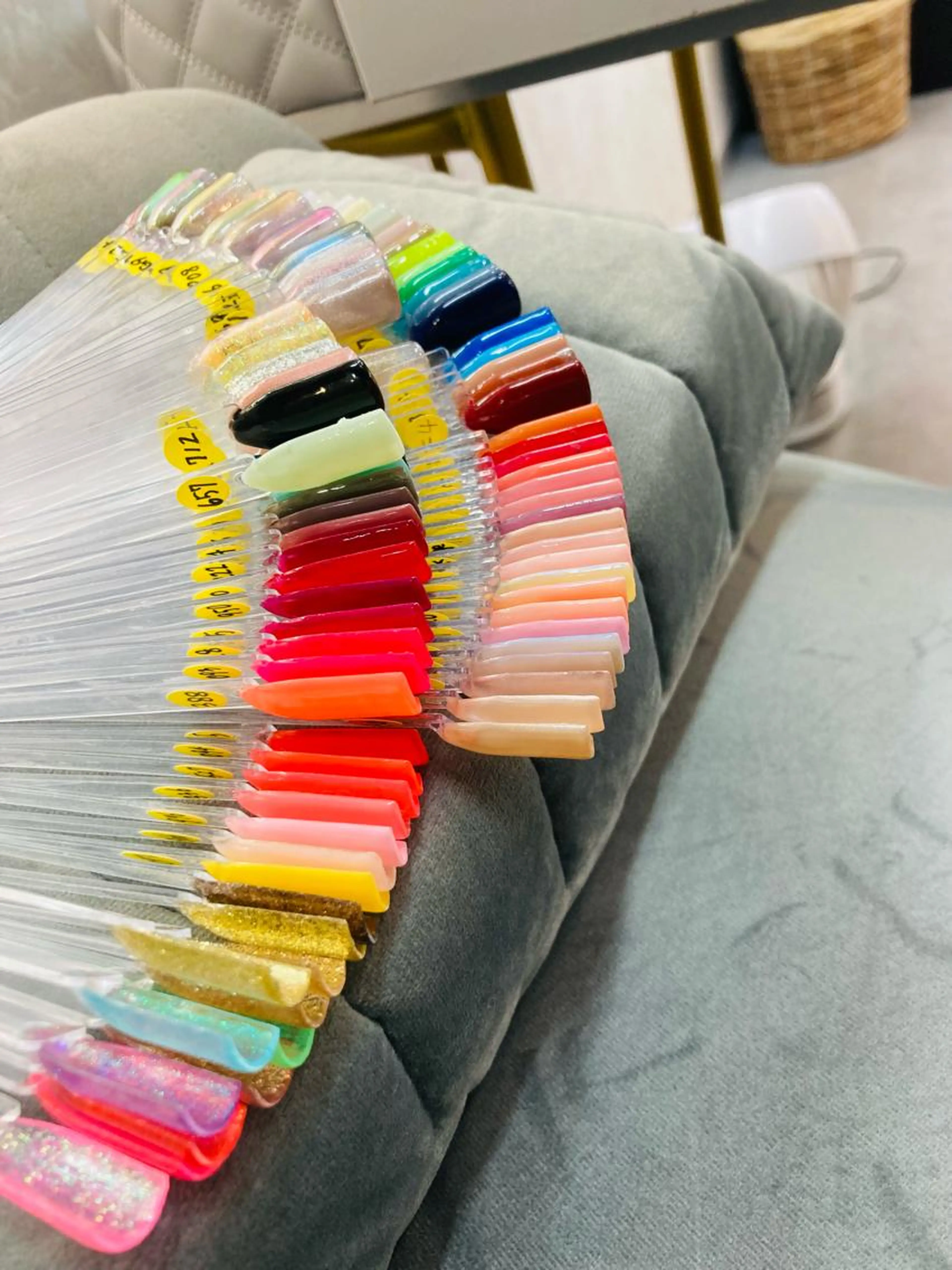 フットネイルワンカラーのみの写真