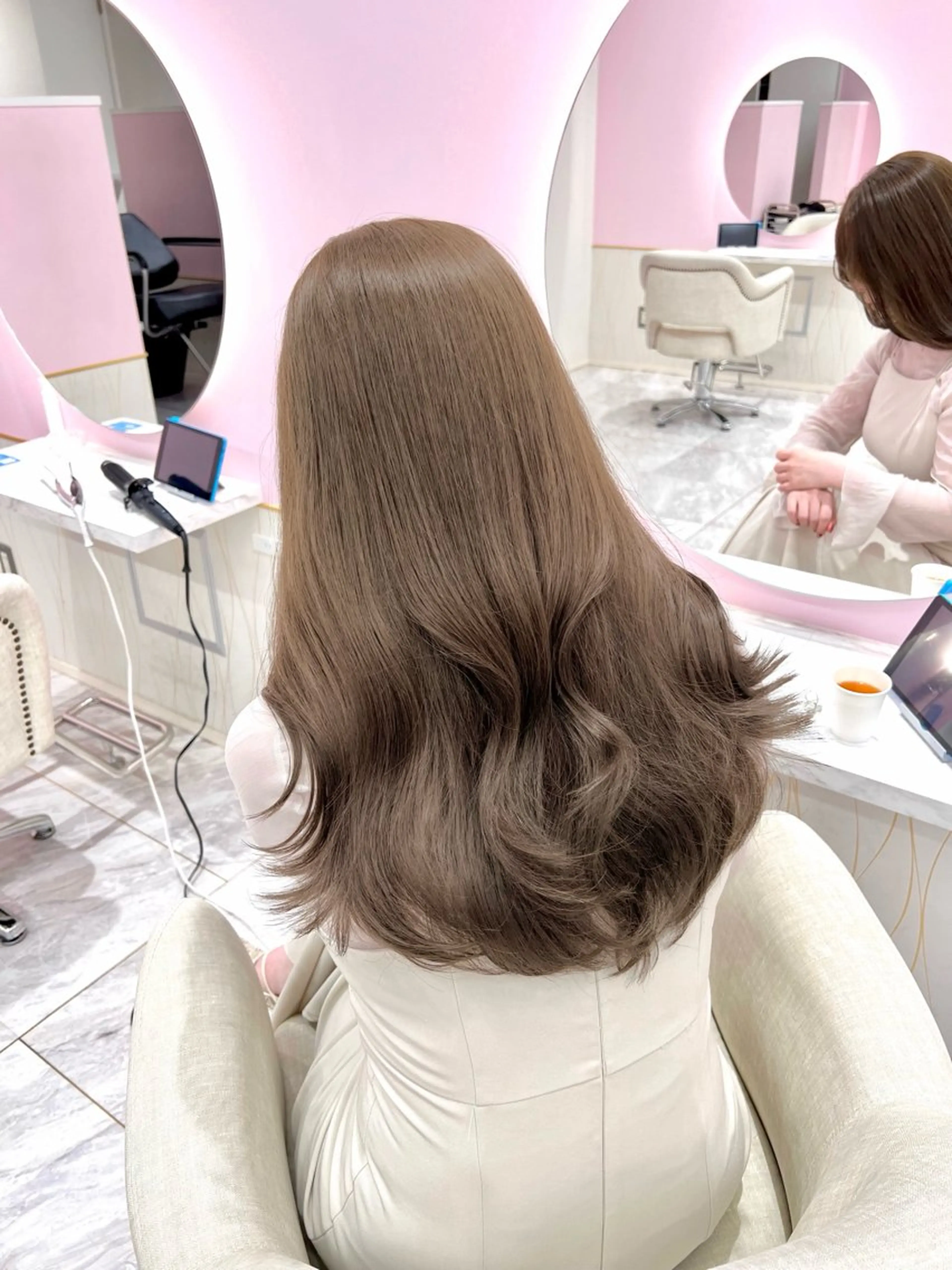 ロング カット ヘアカラー トリートメント 韓国/縮毛矯正/ カンタのヘアスタイル