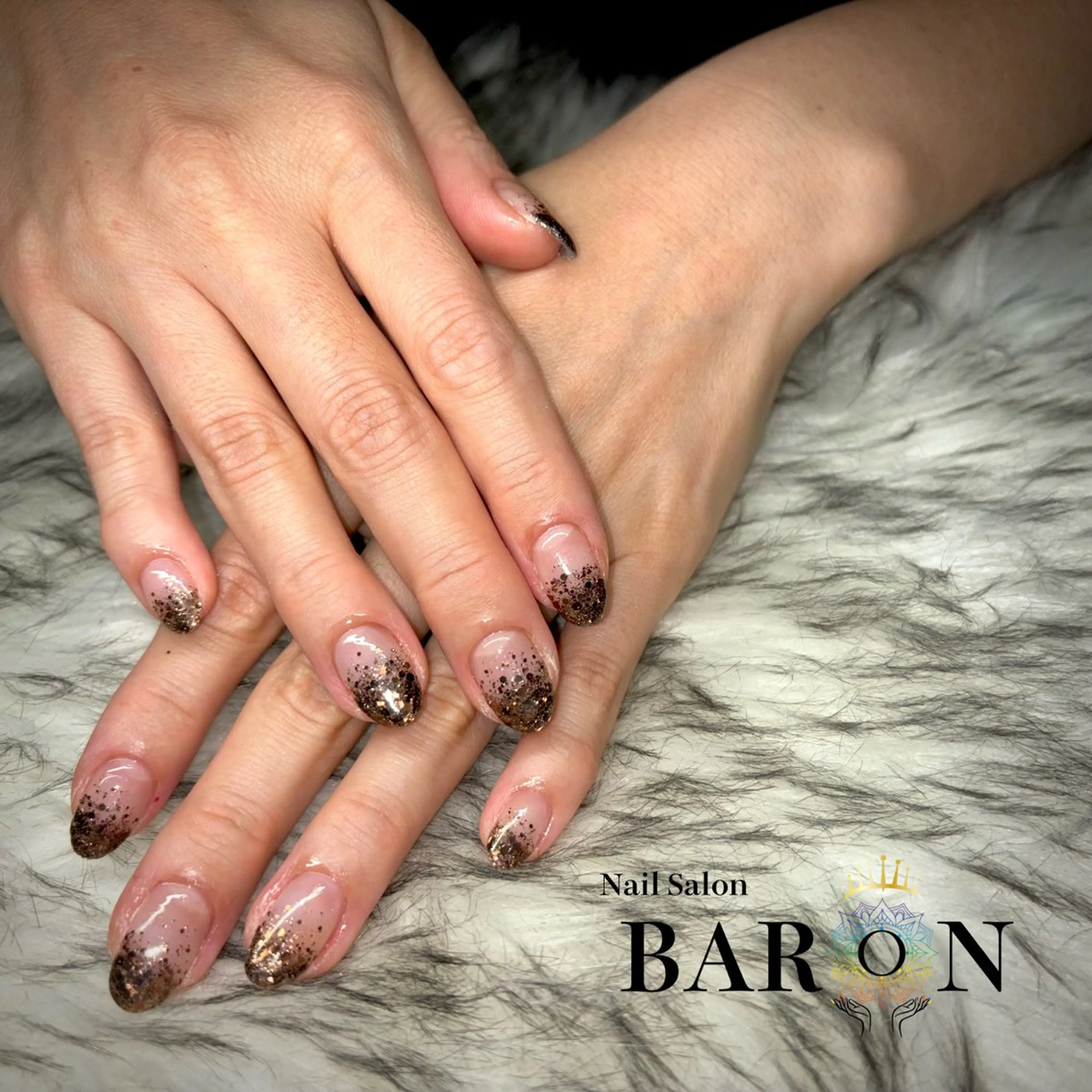 ネイル ブラウン ♛BARON♛ MANAのネイルデザイン