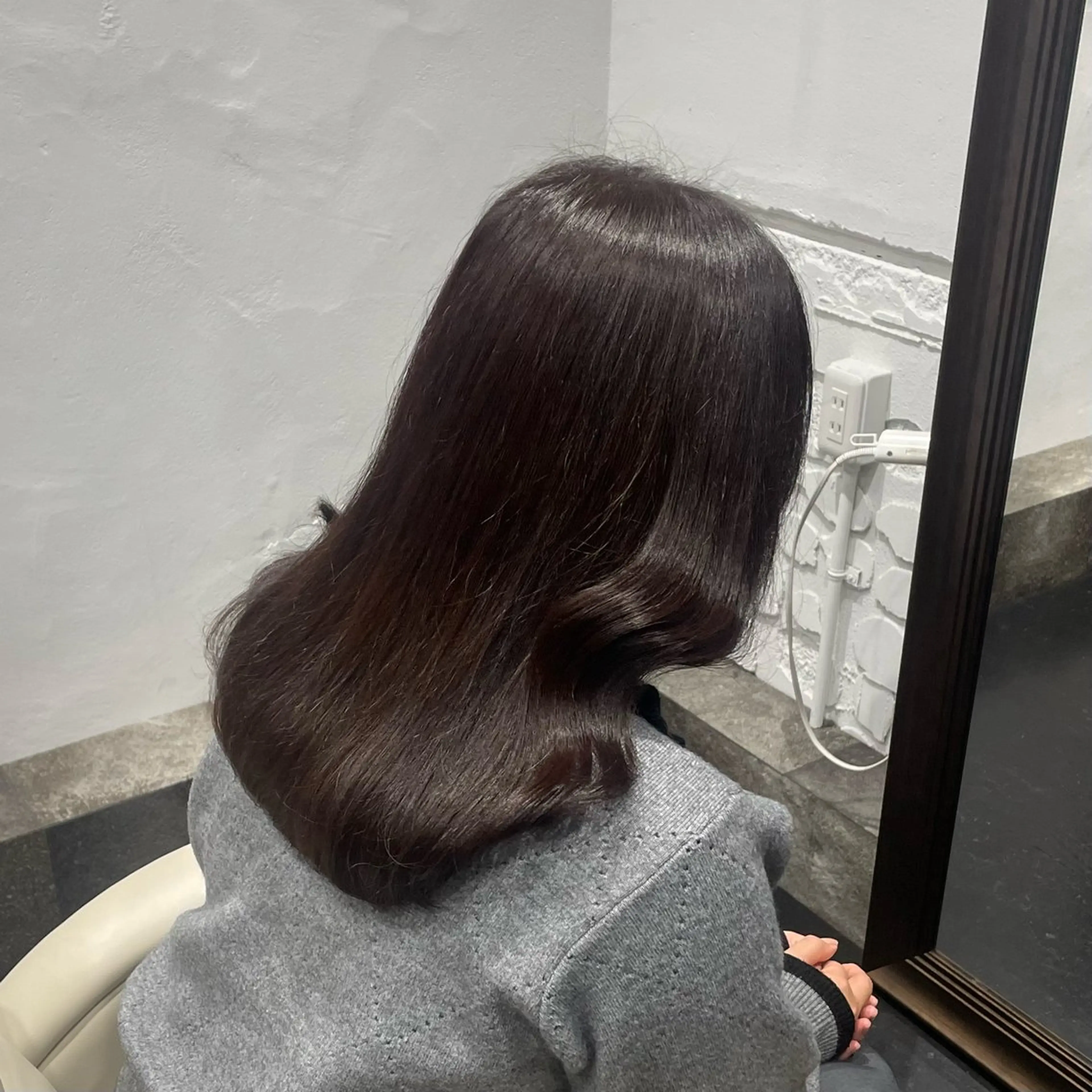 ミディアム カラー ヘアカラー 都島美容室 rion 🌛のヘアスタイル