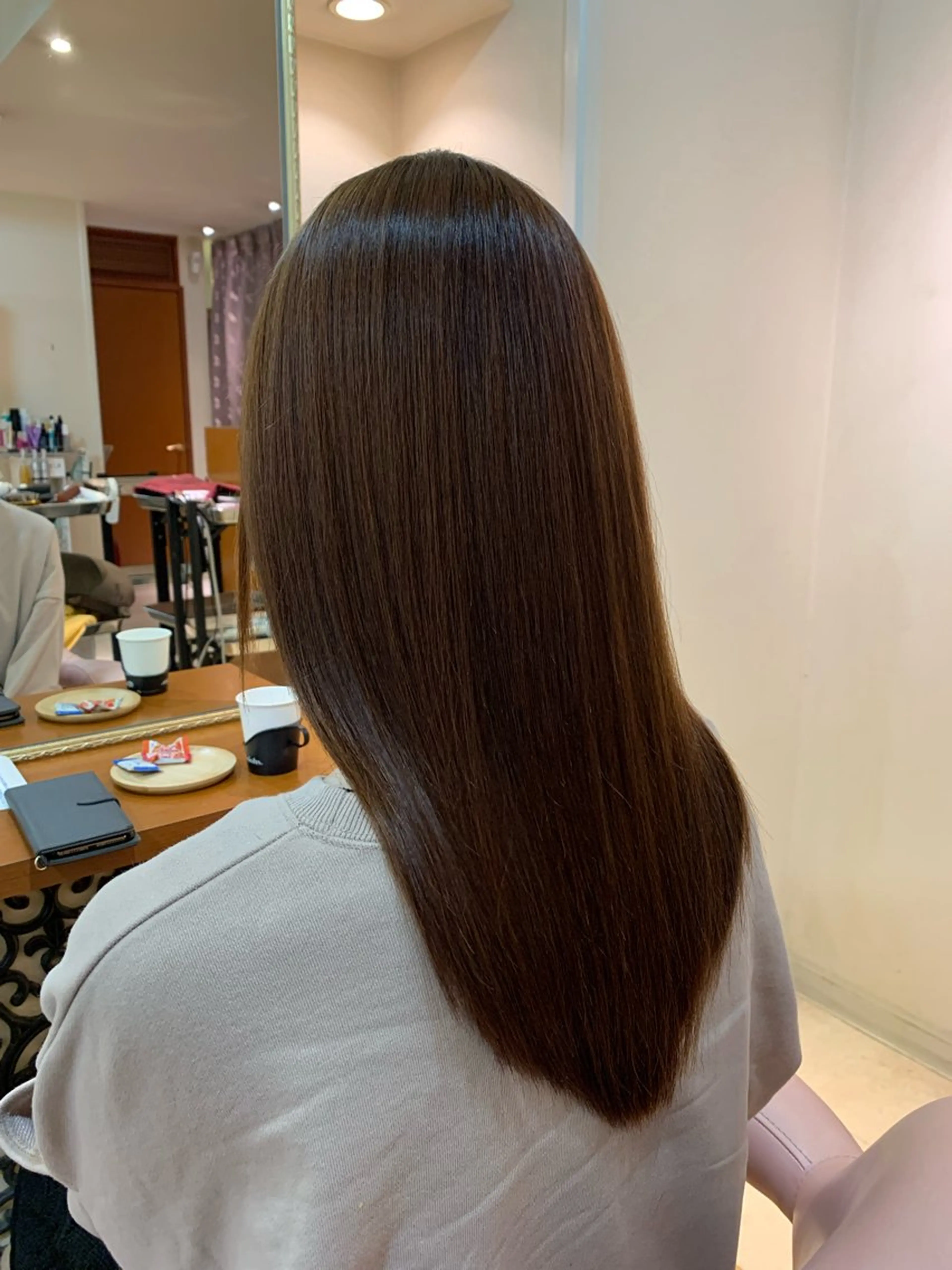 ロング カット 縮毛矯正 トリートメント STELLA所属・髪質改善/縮毛矯正 /菊田将成のヘアスタイル