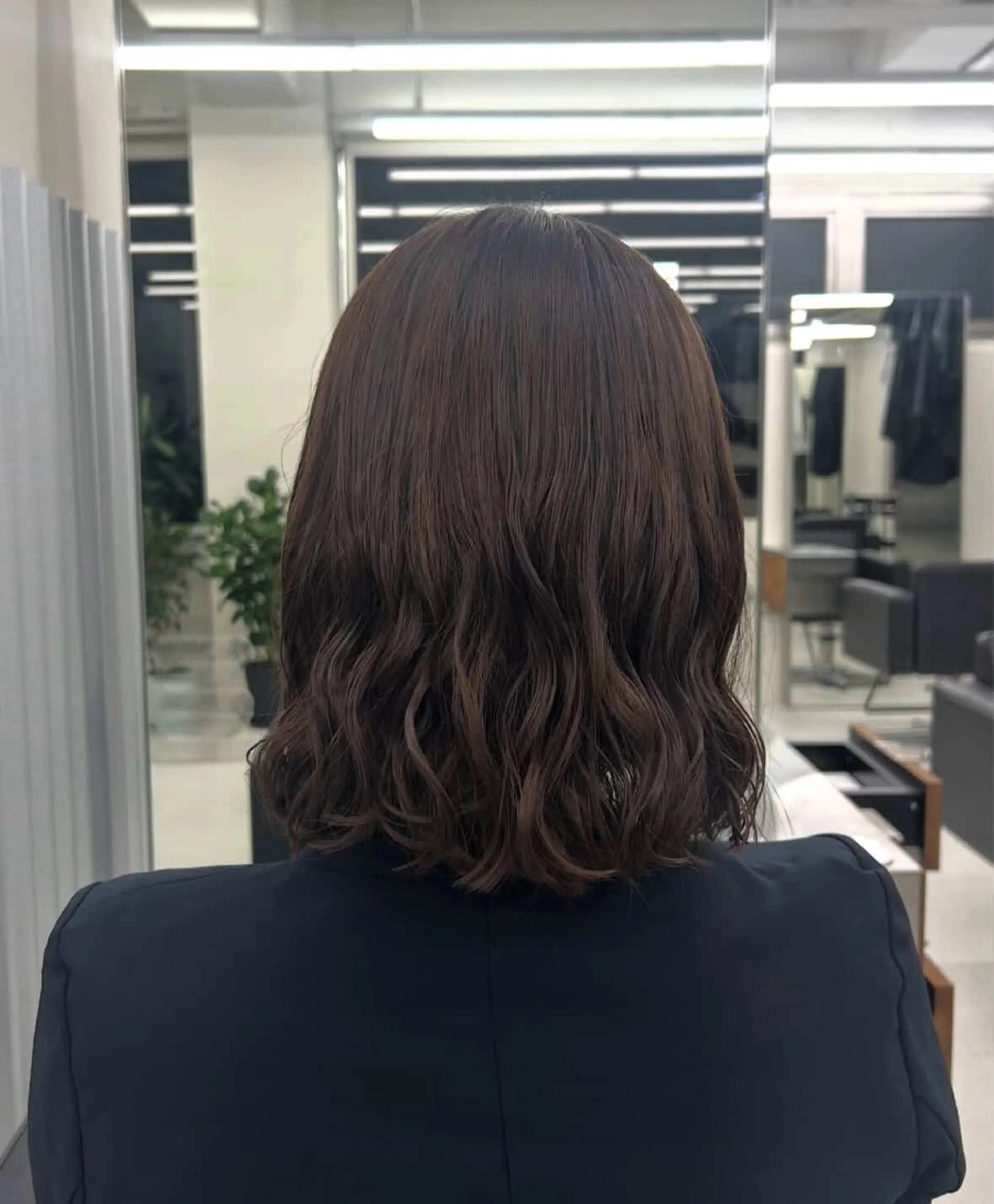 ミディアム パーマ パーマ ボブ/ミディアム/表 参道パーマ/aobaのヘアスタイル