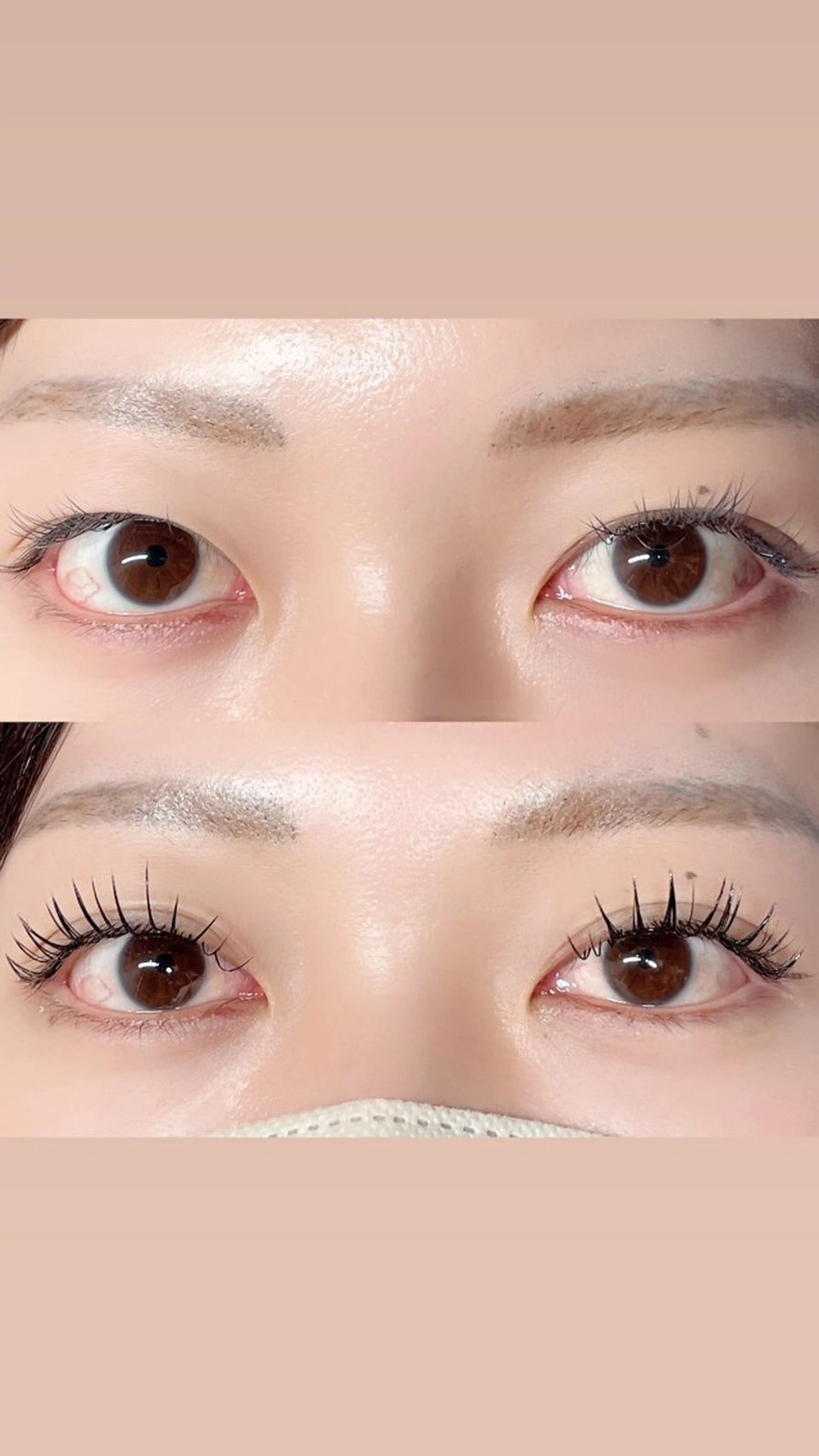 【LED】美まつ毛フラットラッシュ上120本(75min)コースの写真