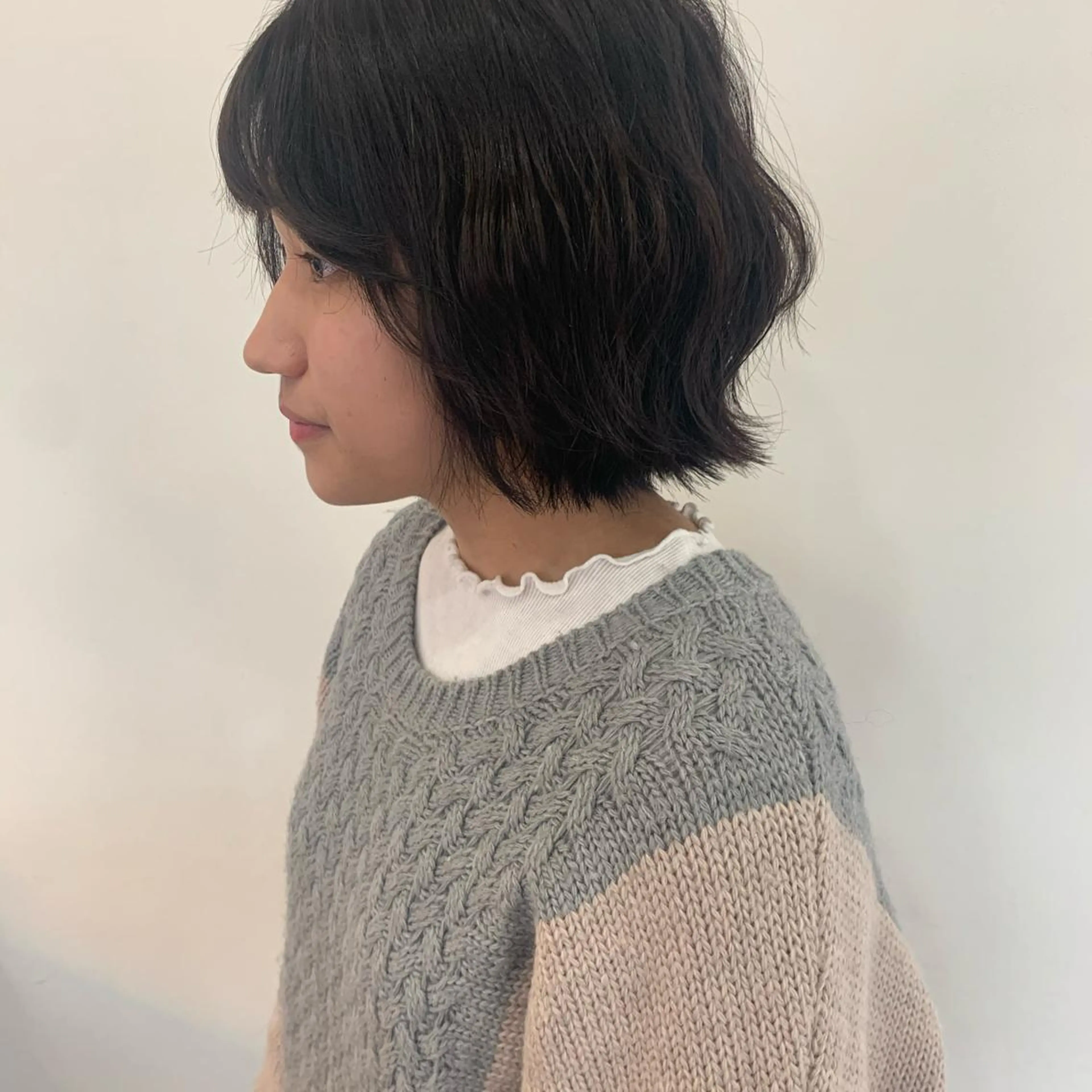 ミディアム カラー ヘアアレンジ ボブ 馴染ませNo.1🧃 エクステ・アレンジのヘアスタイル