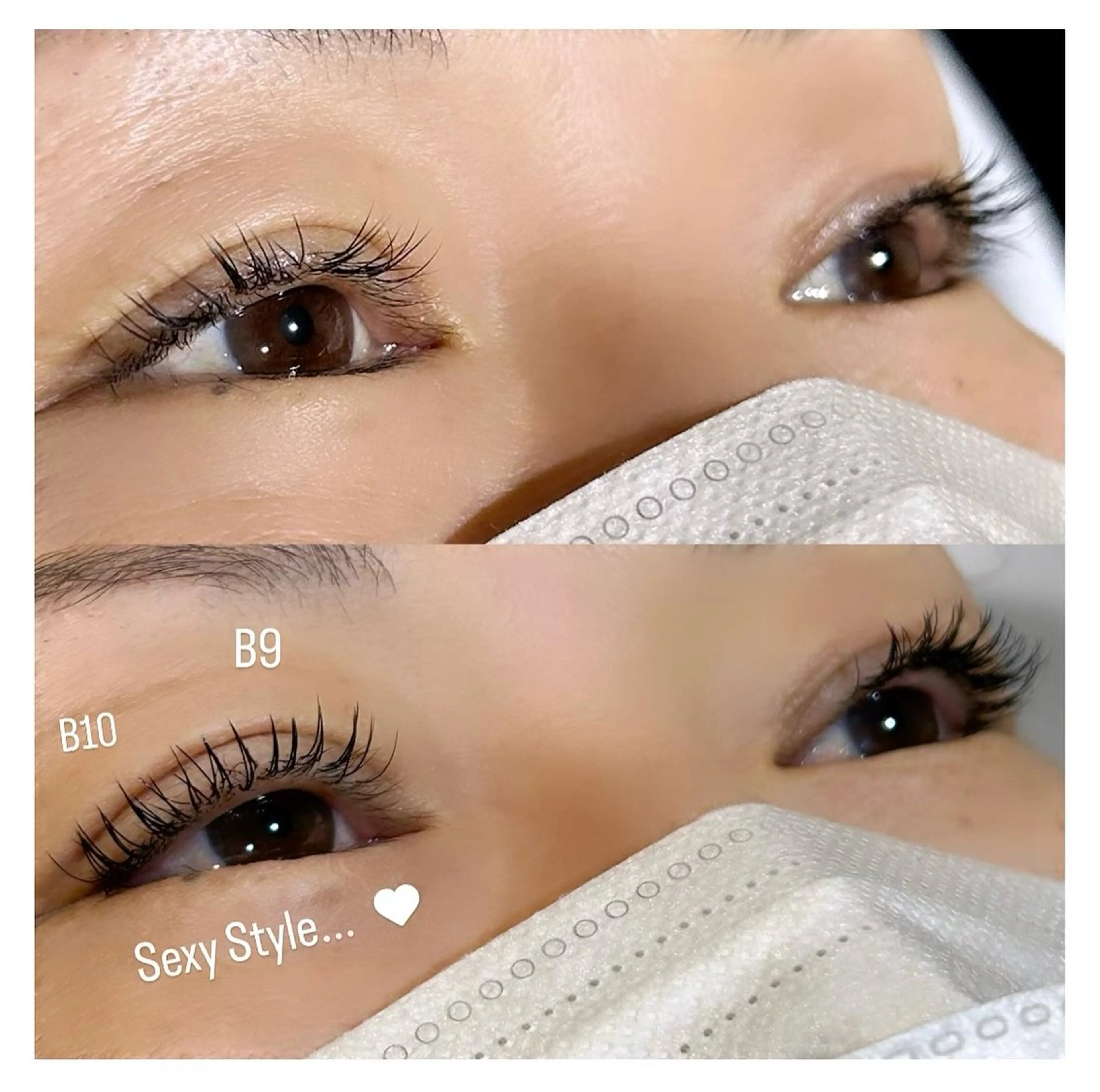 マツエク・マツパ Bカール セクシー 🩷ྀི中村 ほのか🧸🌷のマツエク・マツパデザイン