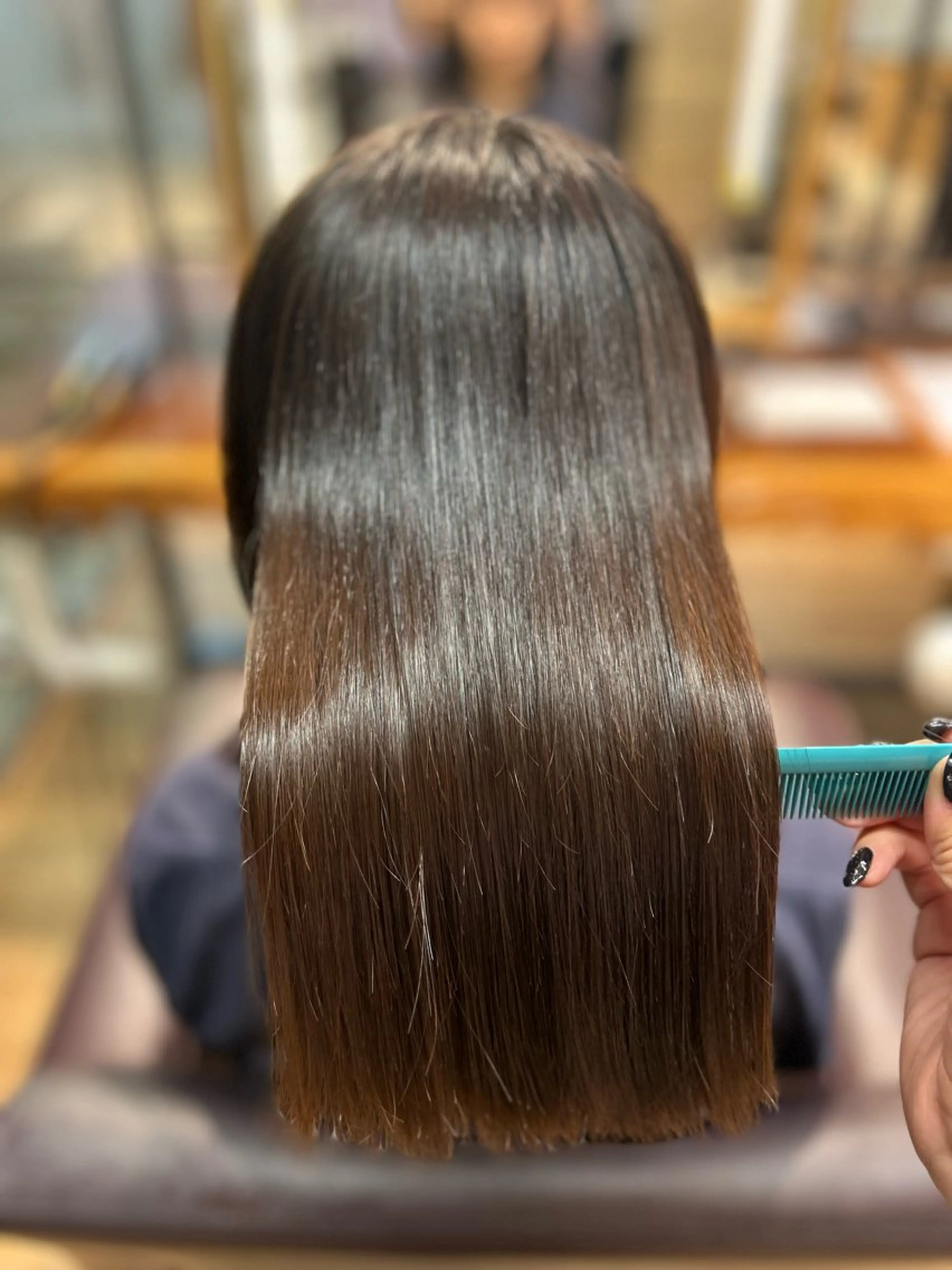 ロング 縮毛矯正 アレンジ/艶髪 koumeのヘアスタイル