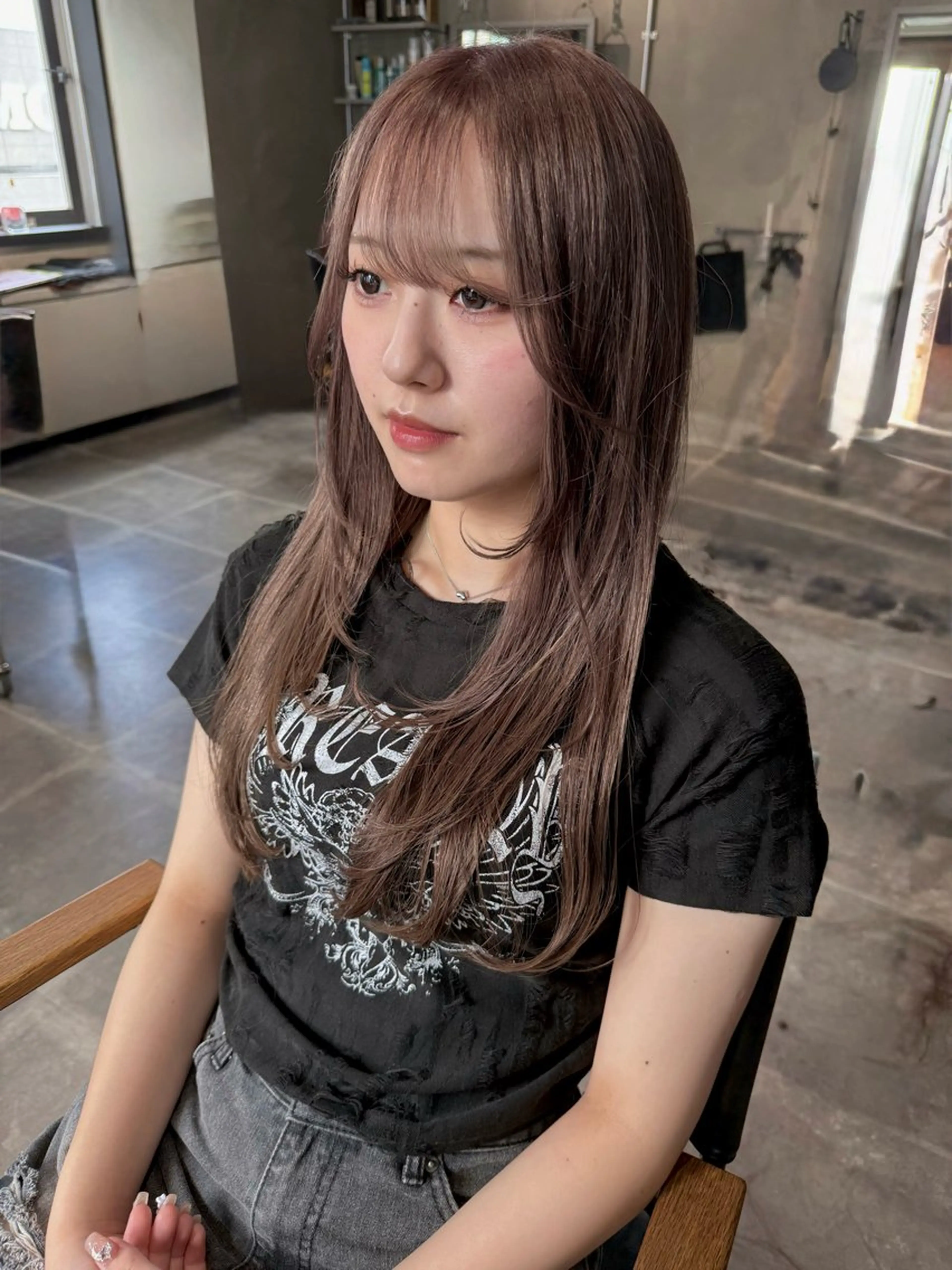 【今流行りの韓国レイヤーカット🇰🇷+透明感カラー+1stepトリートメント🧴】の写真