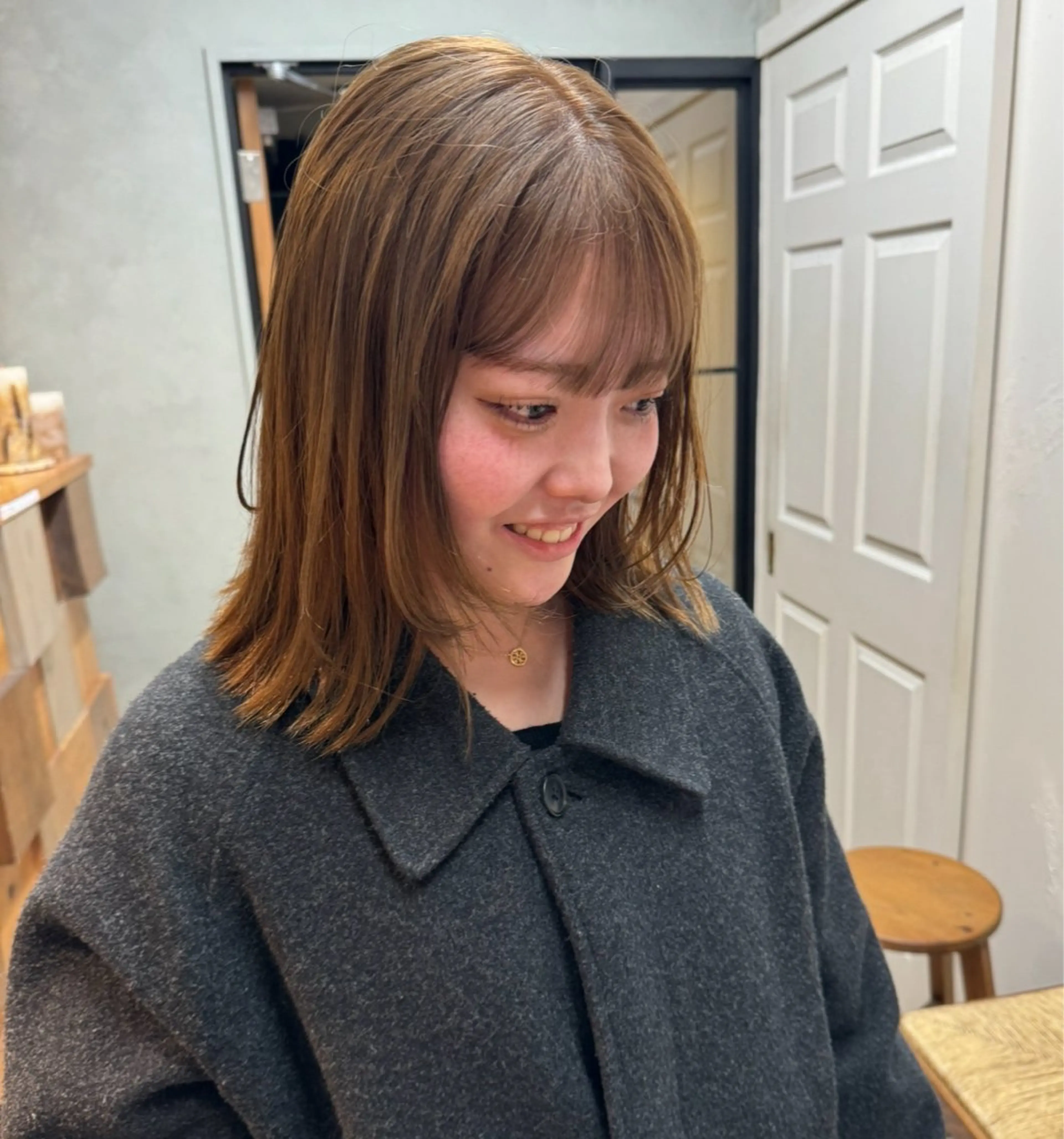 ミディアム ヘアカラー 透明感カラー ☆akoのヘアスタイル