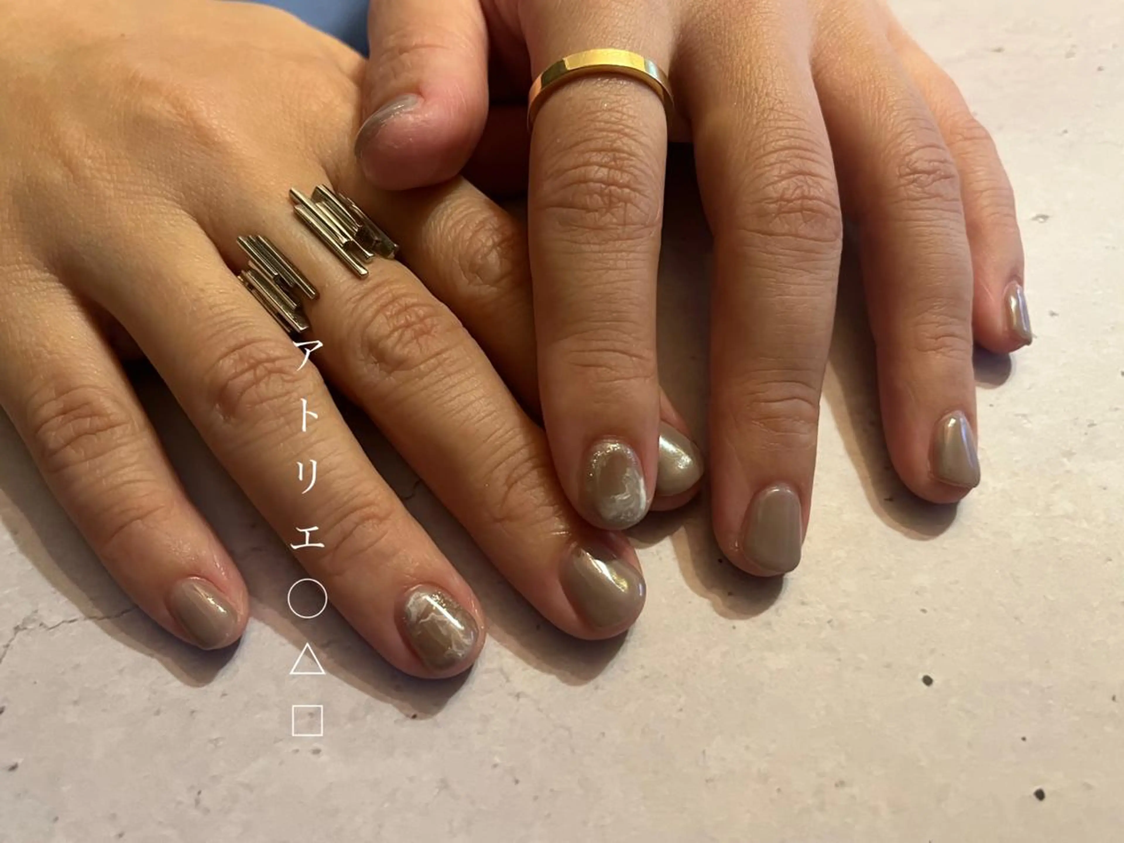 ネイル オフィスネイル ハンドネイル アトリエ ○△□のネイルデザイン