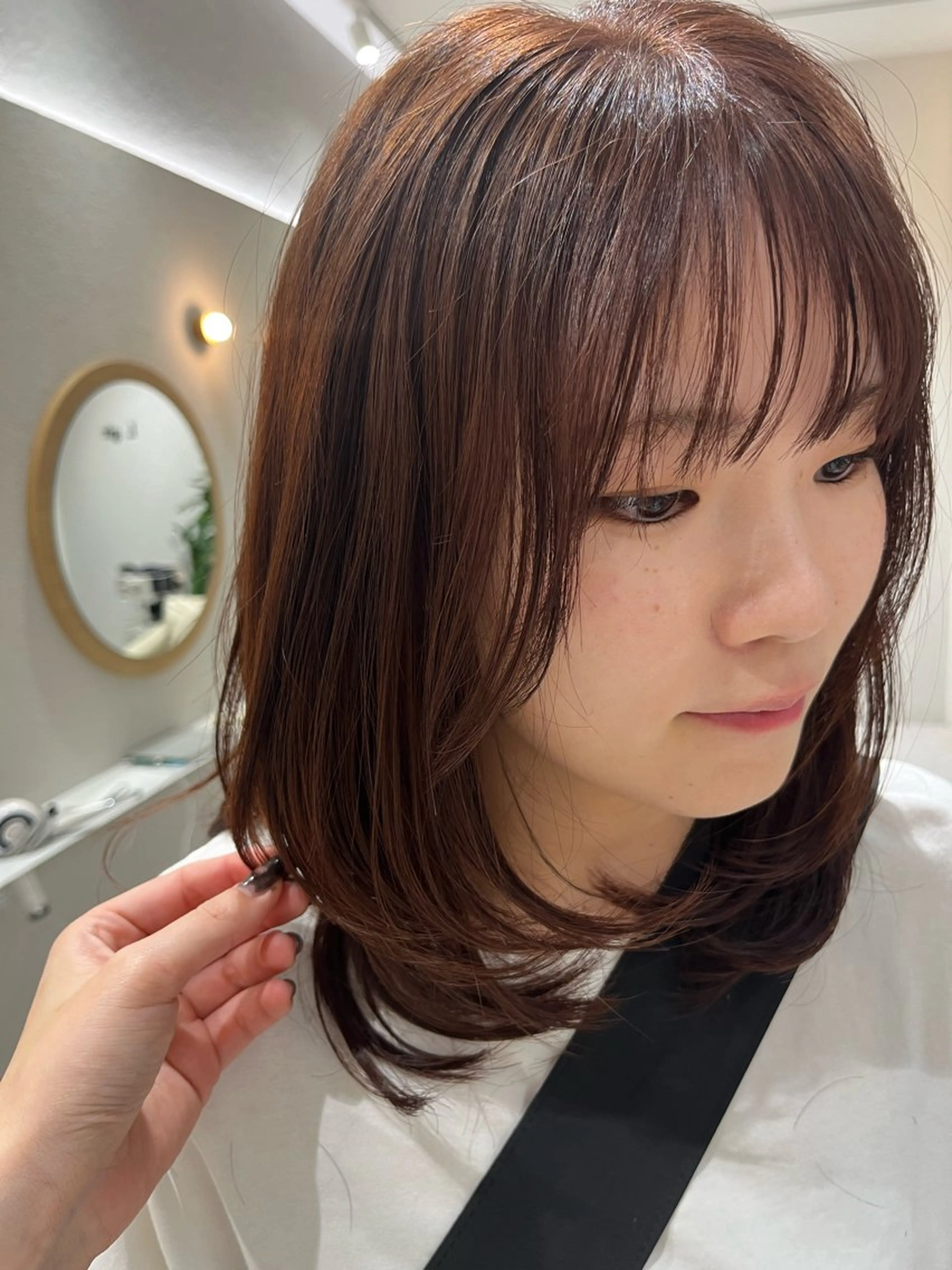 セミロング 海老名で可愛いを作る 🫧shuri🫧のヘアスタイル