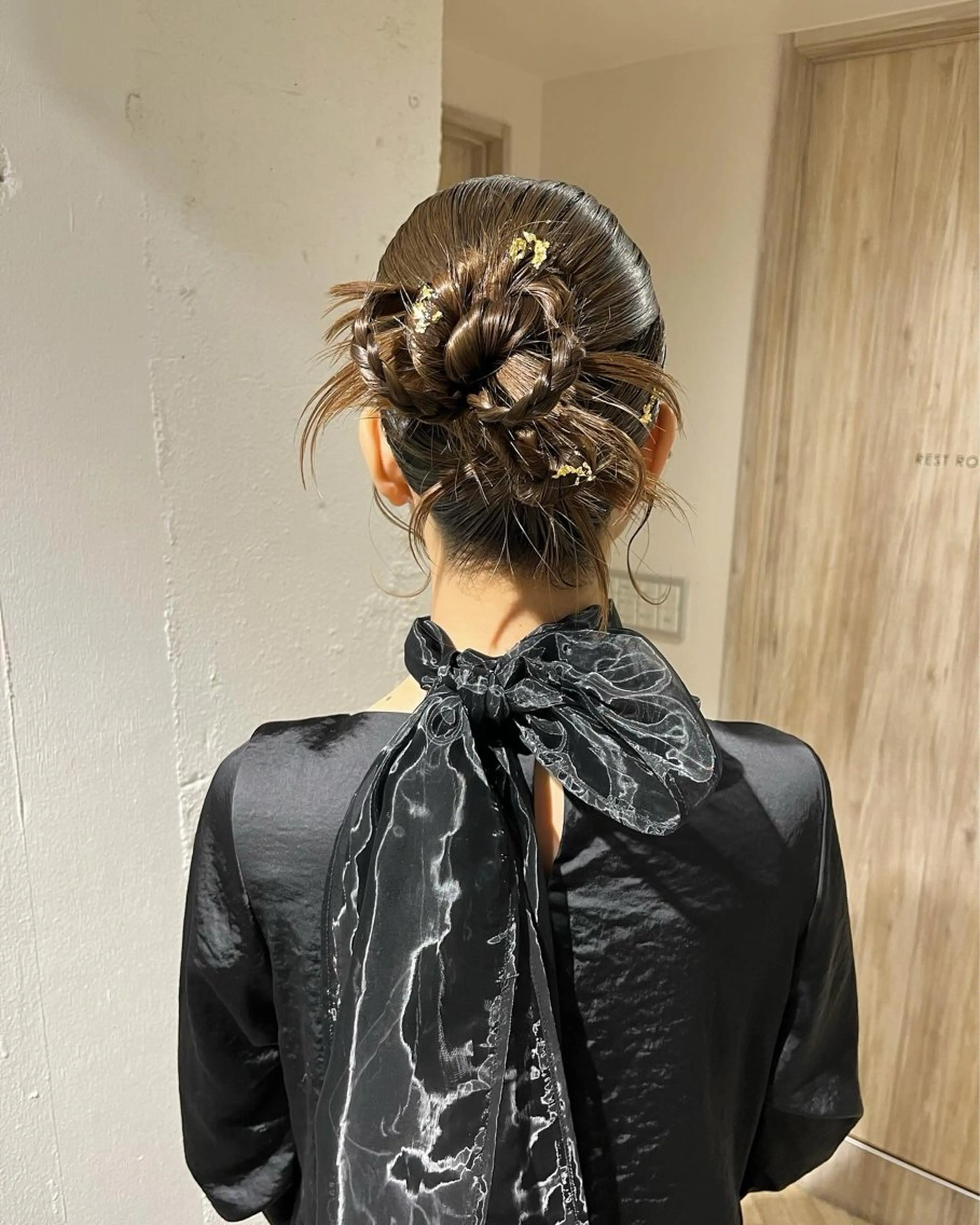 ヘアアレンジ 結婚式・ブライダル ヘアセット サソウ ユリエ🥥のヘアスタイル