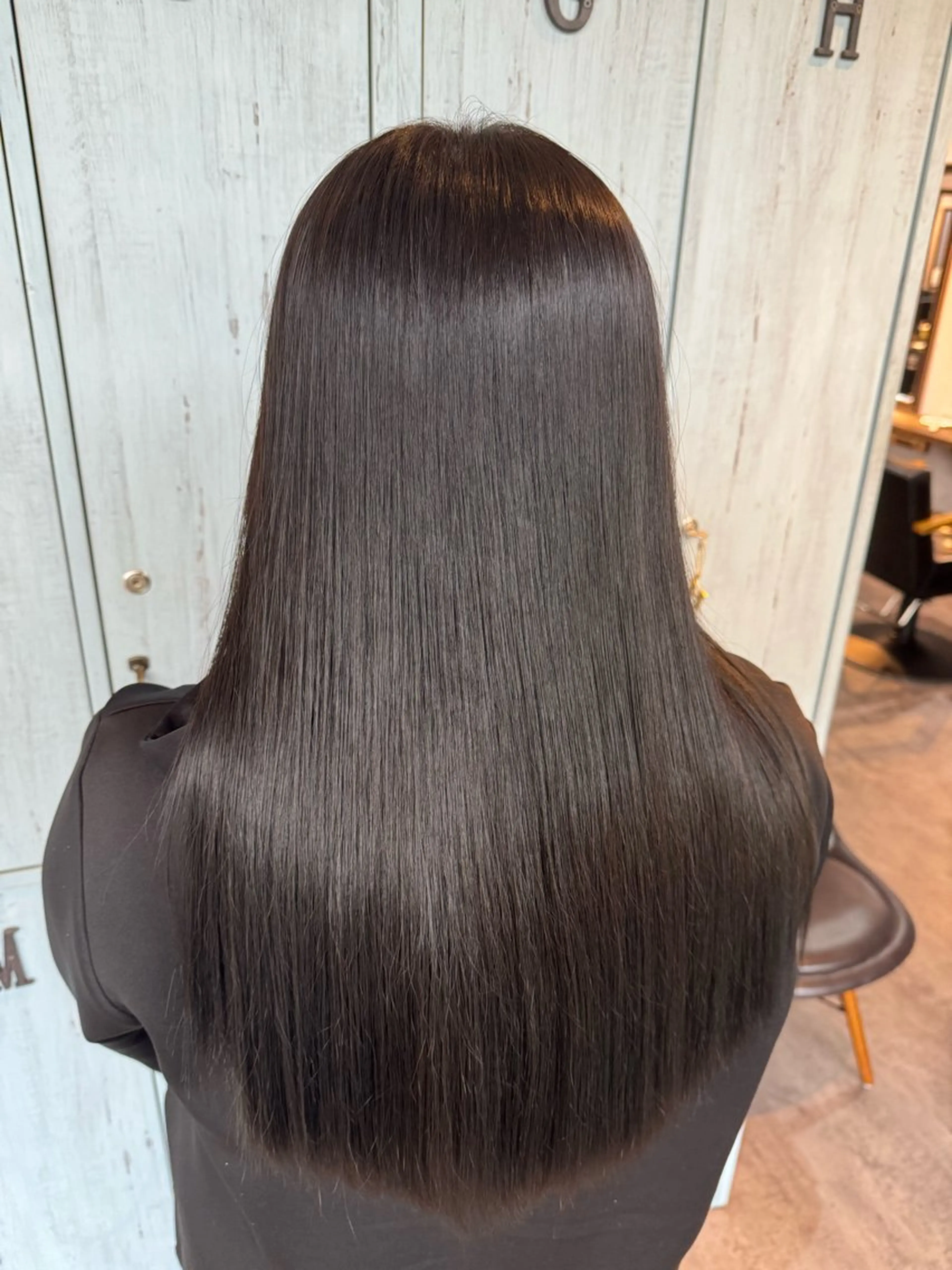 ロング 縮毛矯正 カット 縮毛矯正 トリートメント 💎縮毛矯正/透明感 カラー💎椎葉みひろのヘアスタイル