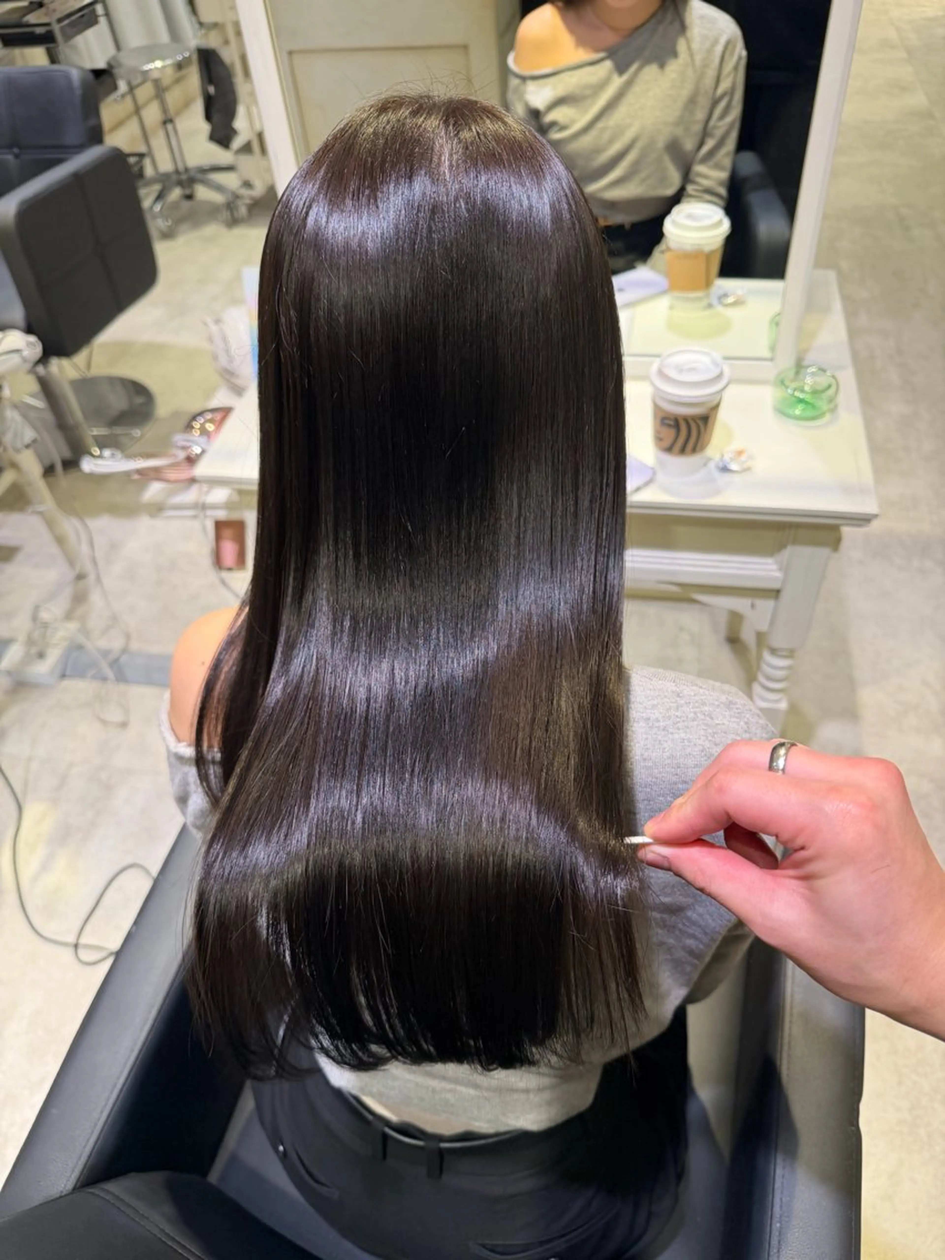 ミディアム カット 縮毛矯正 トリートメント 🟠髪質改善縮毛矯正 YUTO🟠のヘアスタイル