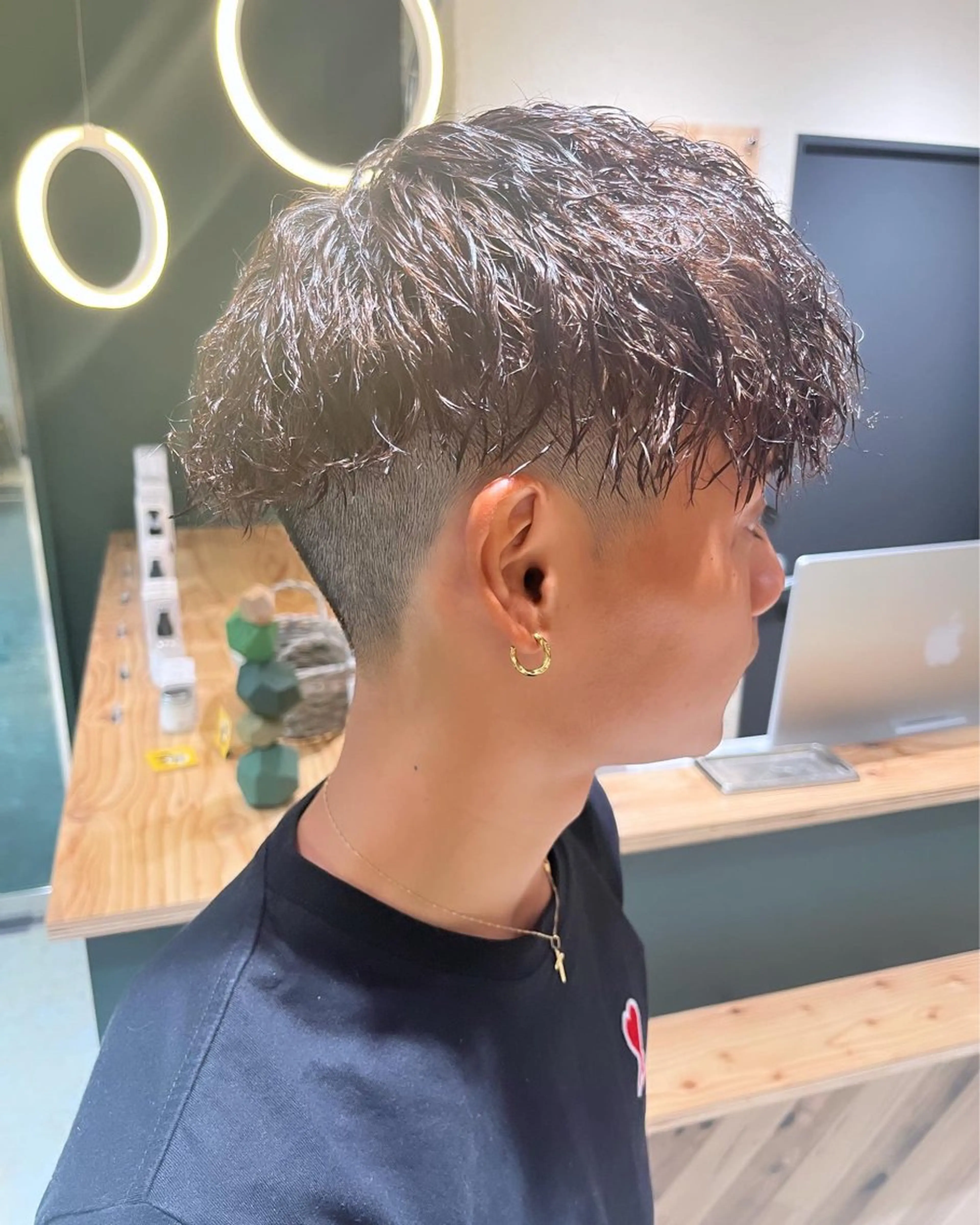 メンズ カット パーマ 🏅EIGHT難波/ 【店長】タモツのヘアスタイル