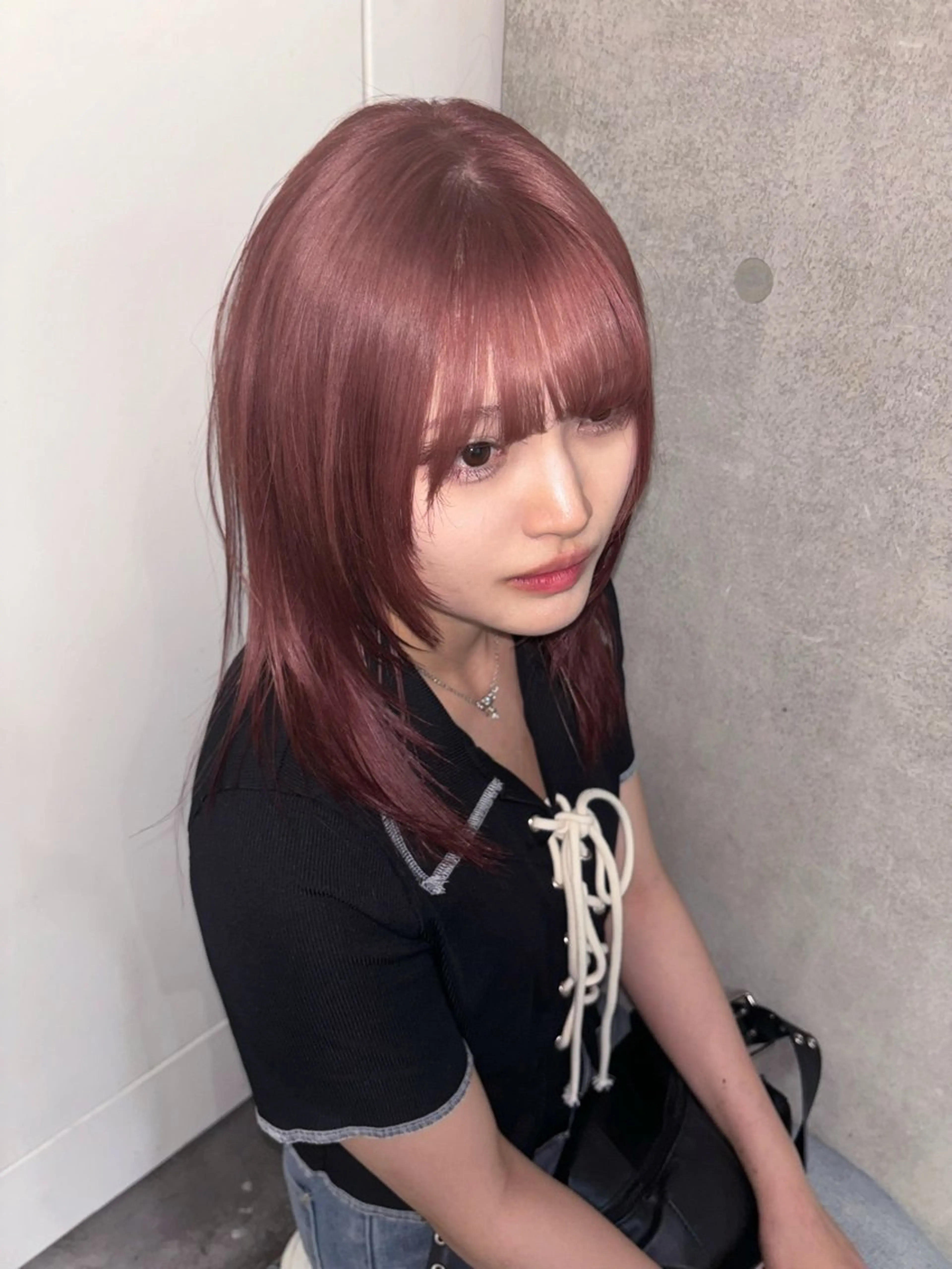 ロング カラー 💫miyu💫デザ インカラー/アレンジのヘアスタイル