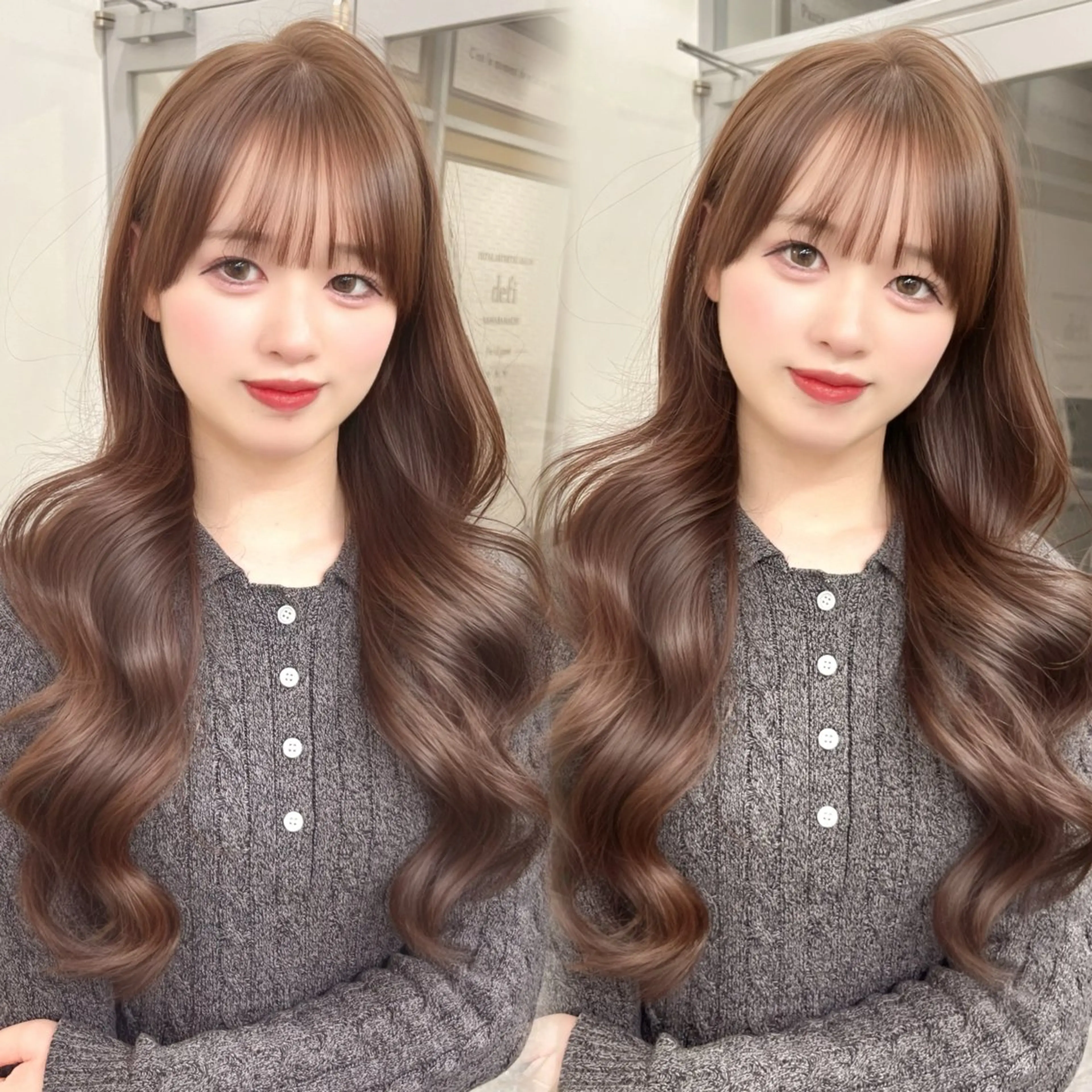 ロング カラー ブリーチ 透明感カラー ハイトーンカラー インナーカラー くびれヘア カット ヘアカラー トリートメント 顔周り指名NO.1 🤍似合わせ／Maoのヘアスタイル