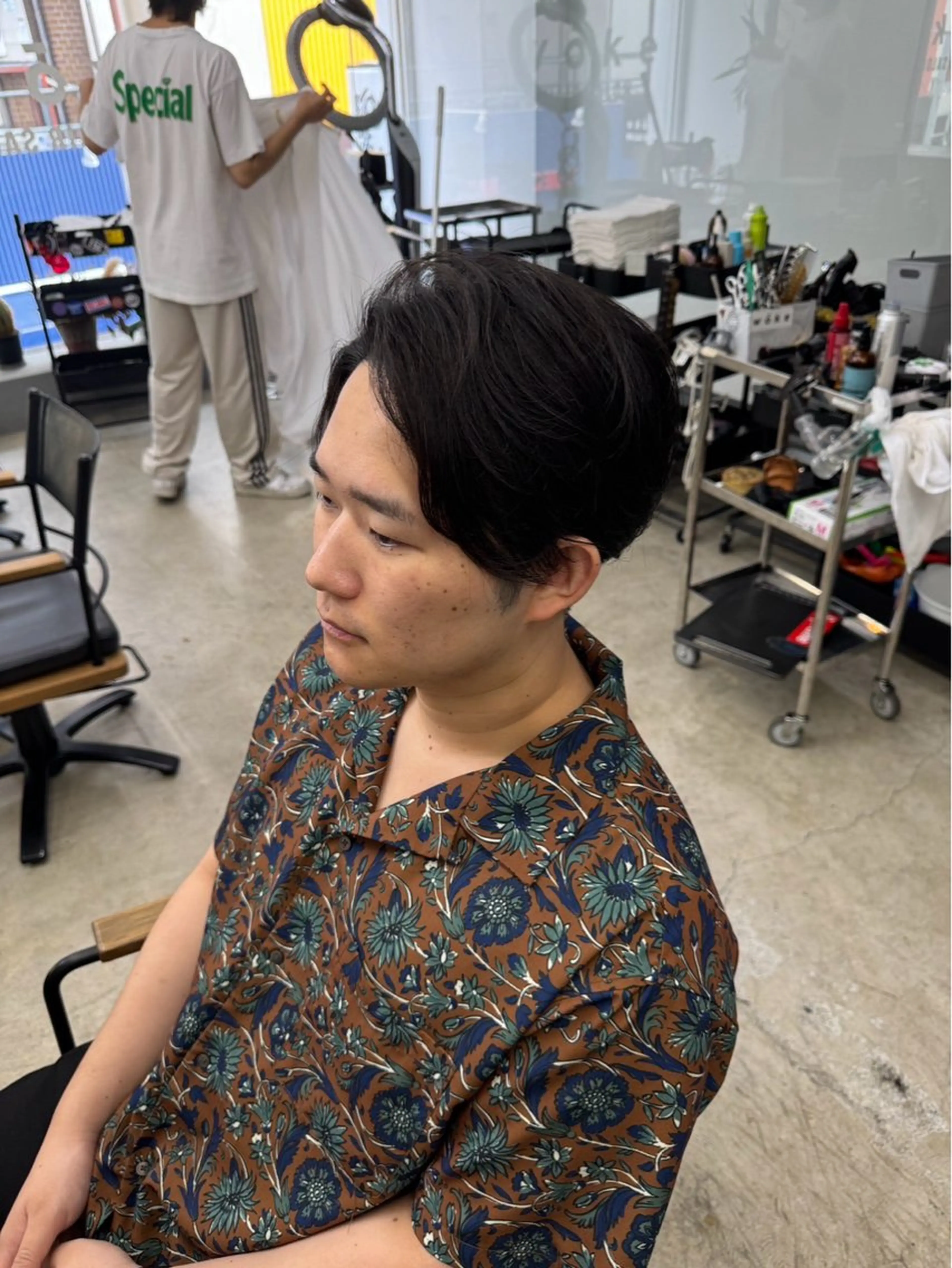 ショート パーマ メンズ メンズ専門サロン wokeのヘアスタイル