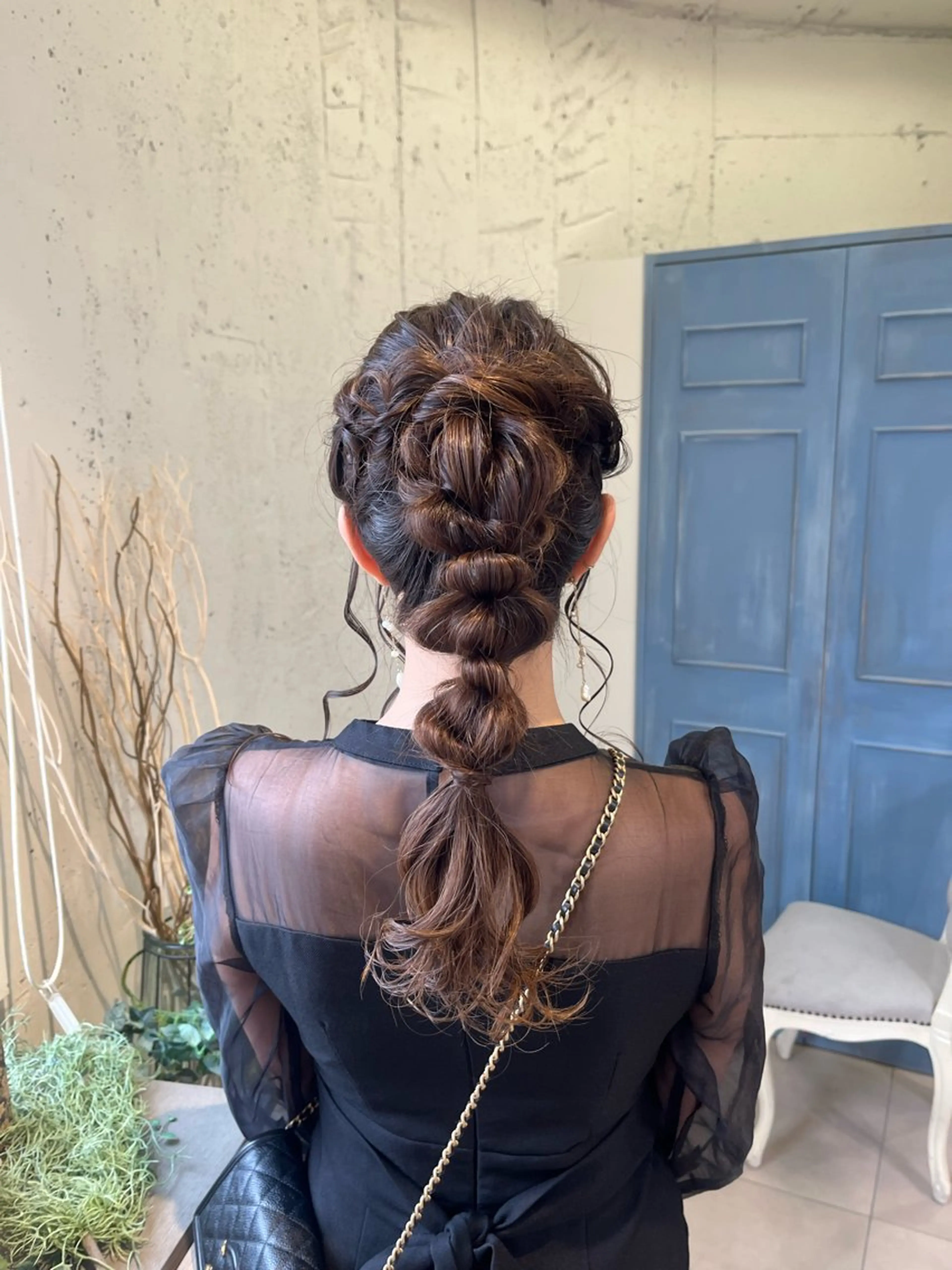 セミロング ヘアアレンジ Froom🌻 村上夏菜のマツエク・マツパデザイン