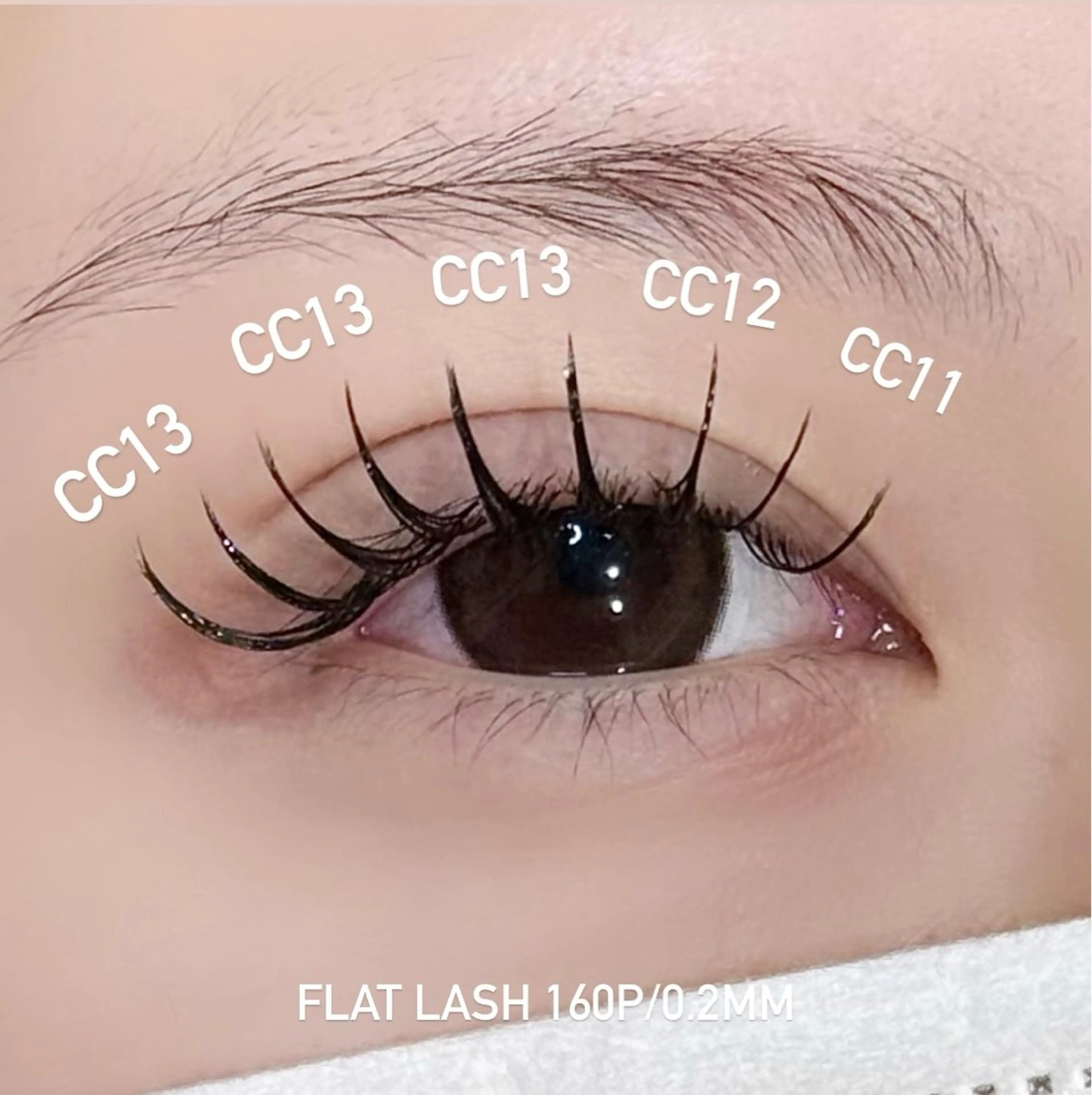 マツエク・マツパ フラットラッシュ マツエク MANA EYELASH STUDIO所属・kanoha 🦖⋆͛のマツエク・マツパデザイン