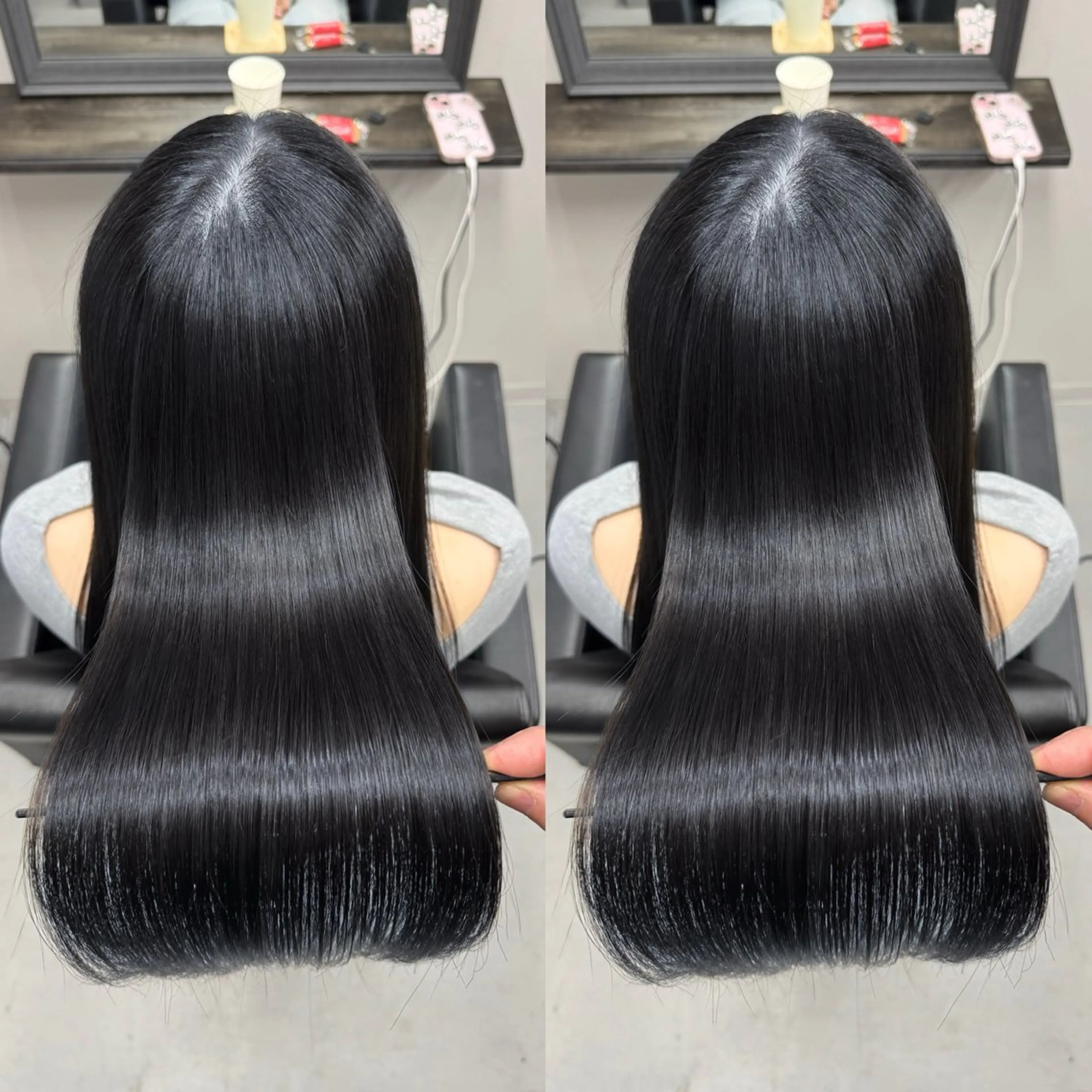 【12月限定⛄️】🔴毛先のバラつきを整えるカット＋縮毛矯正orストレートパーマ＋トリートメント✨の写真