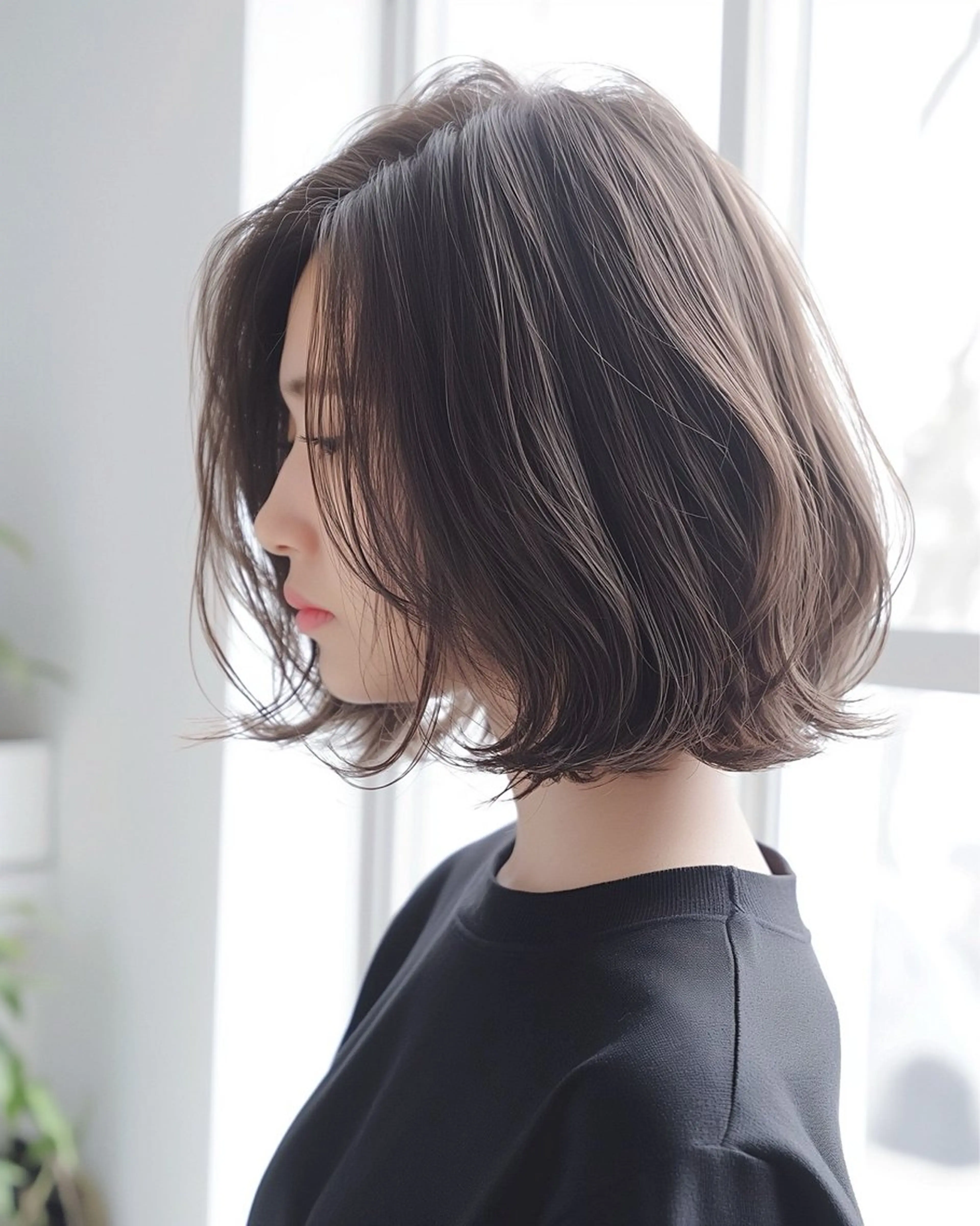 ミディアム ヘアアレンジ 髪質改善 柔らか質感/髪質改善 ⚡️Ren⚡のヘアスタイル