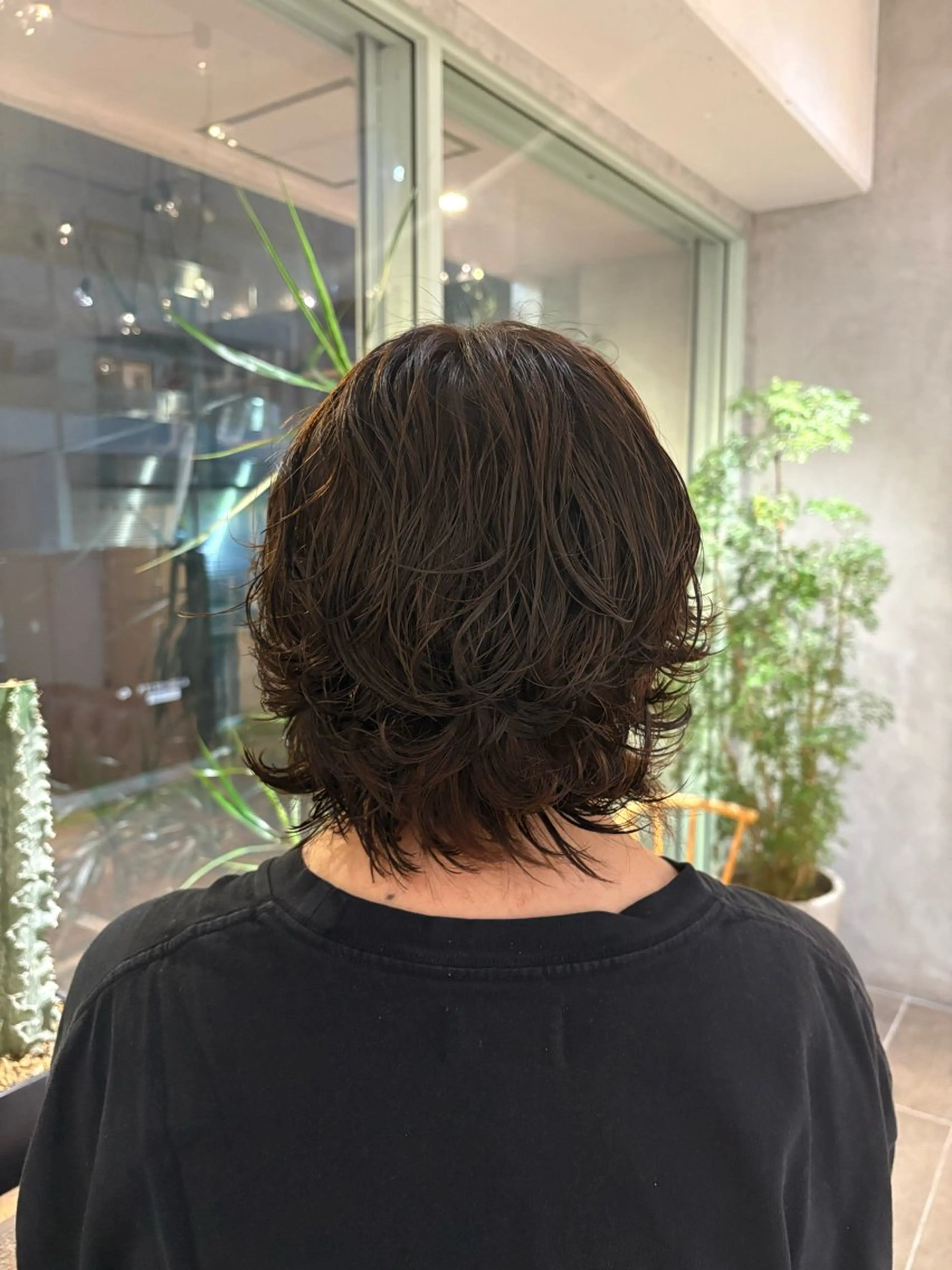 パーマ パーマ 🪐natural color🌼チサのヘアスタイル