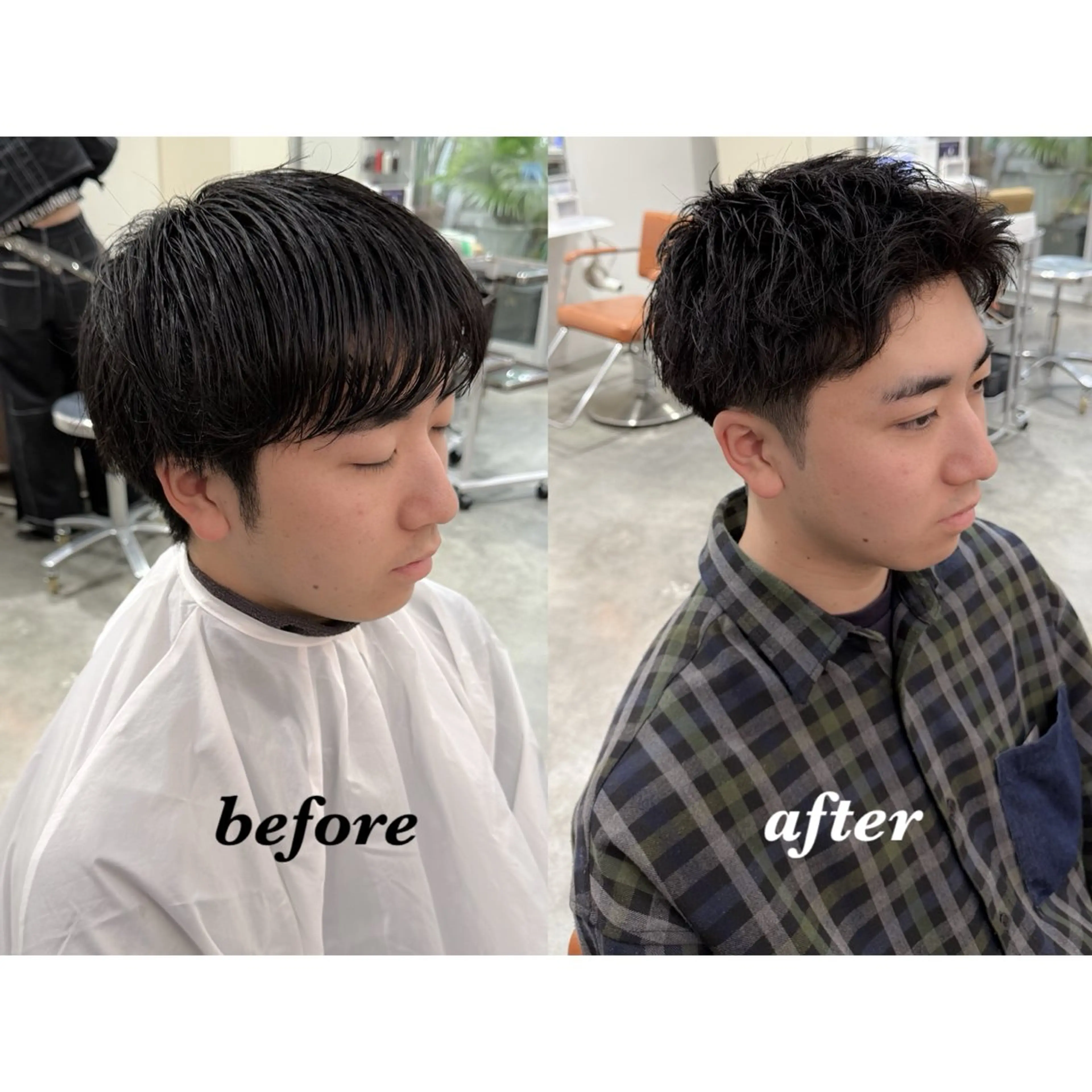 ショート メンズ キヨ メンズカット/パーマのヘアスタイル