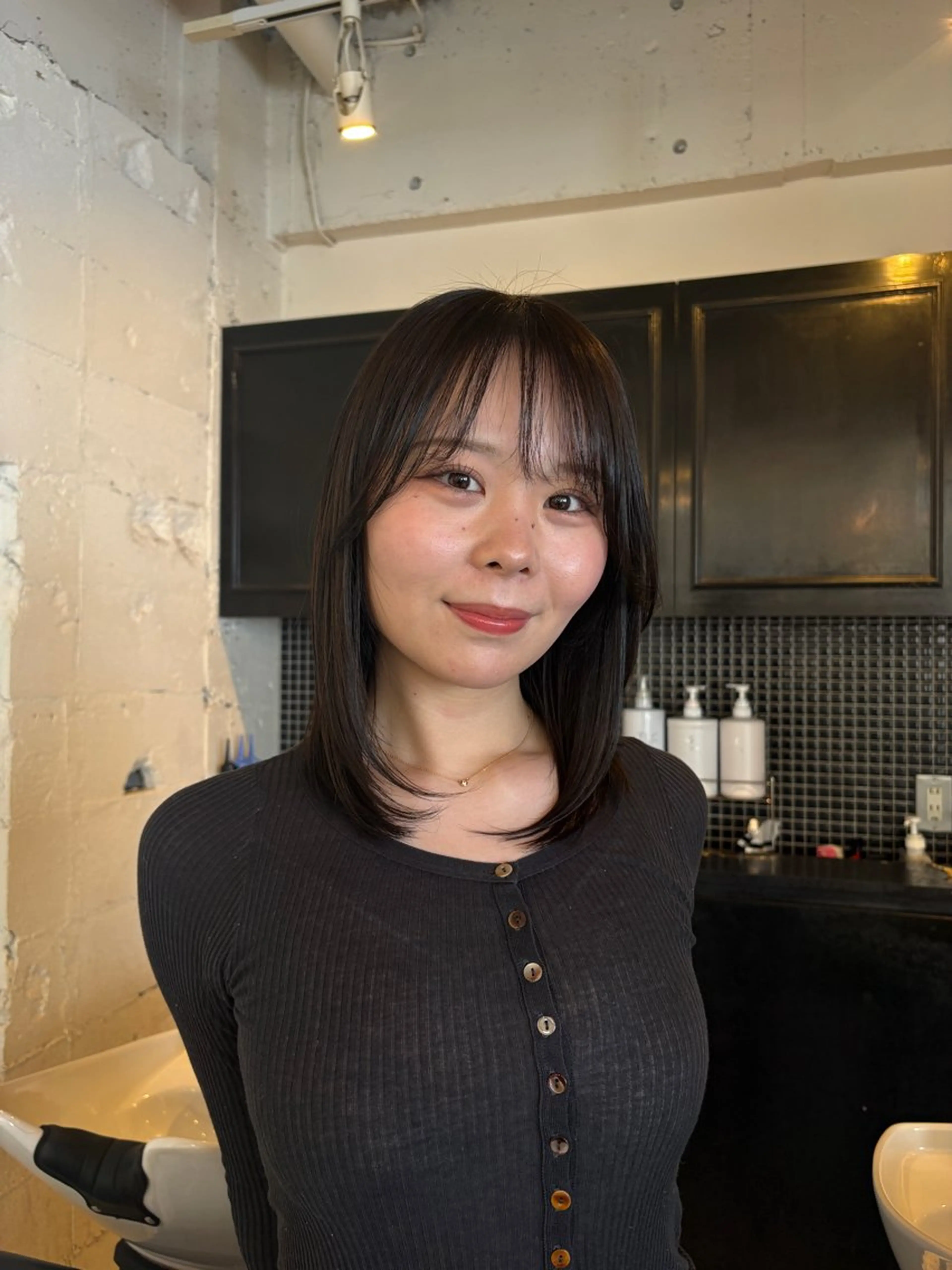 ミディアム カット トリートメント レディースカット🎀 NANAHAのヘアスタイル